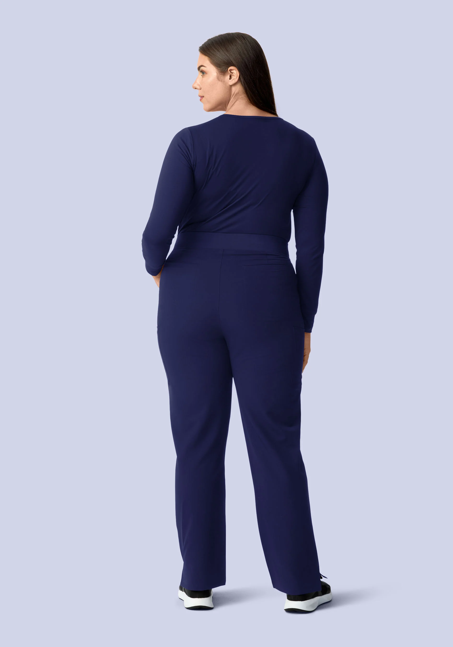 11 Pocket High Waisted Cargos Navy - Image 6
