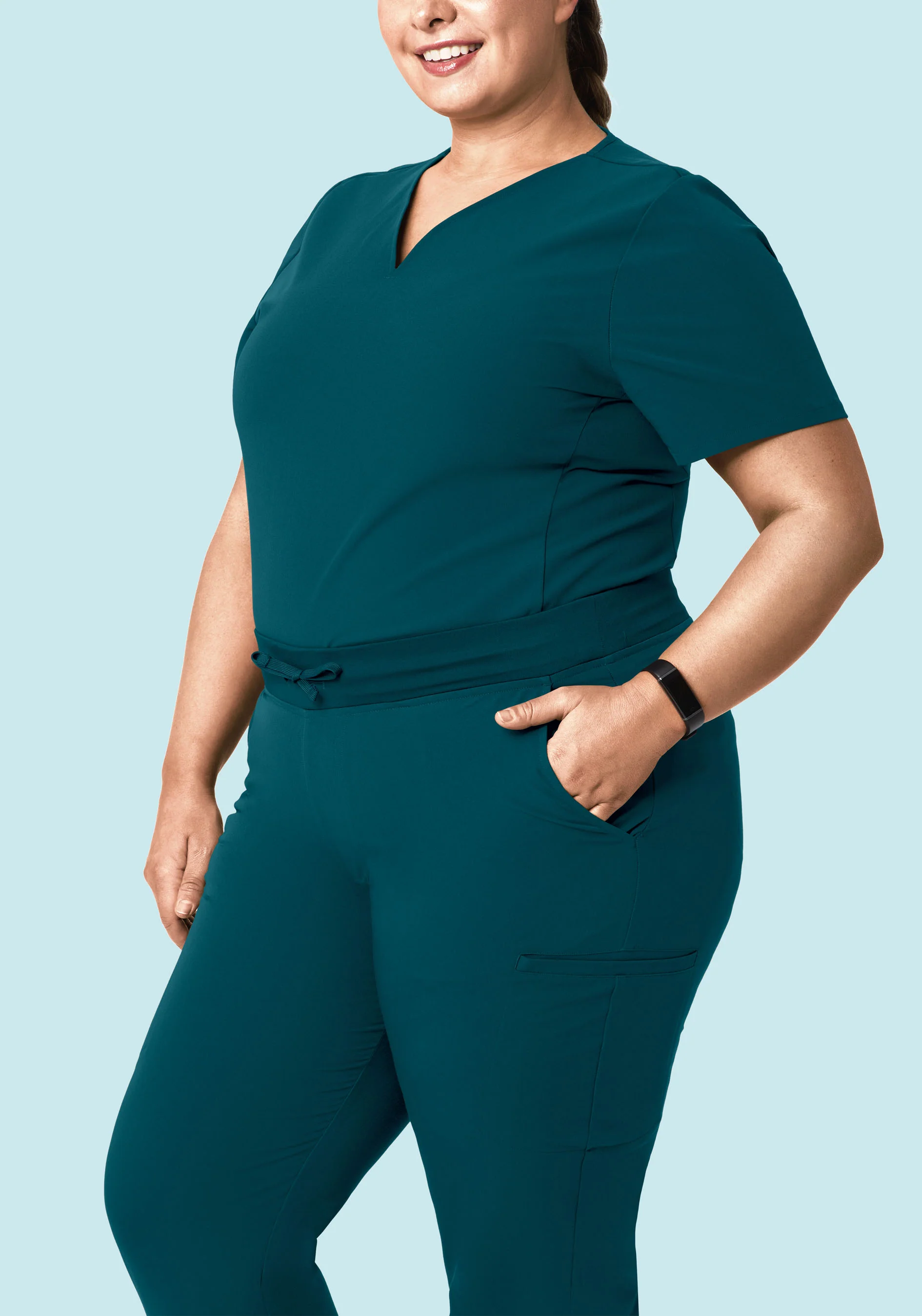 11 Pocket Joggers Caribbean Blue - Image 6