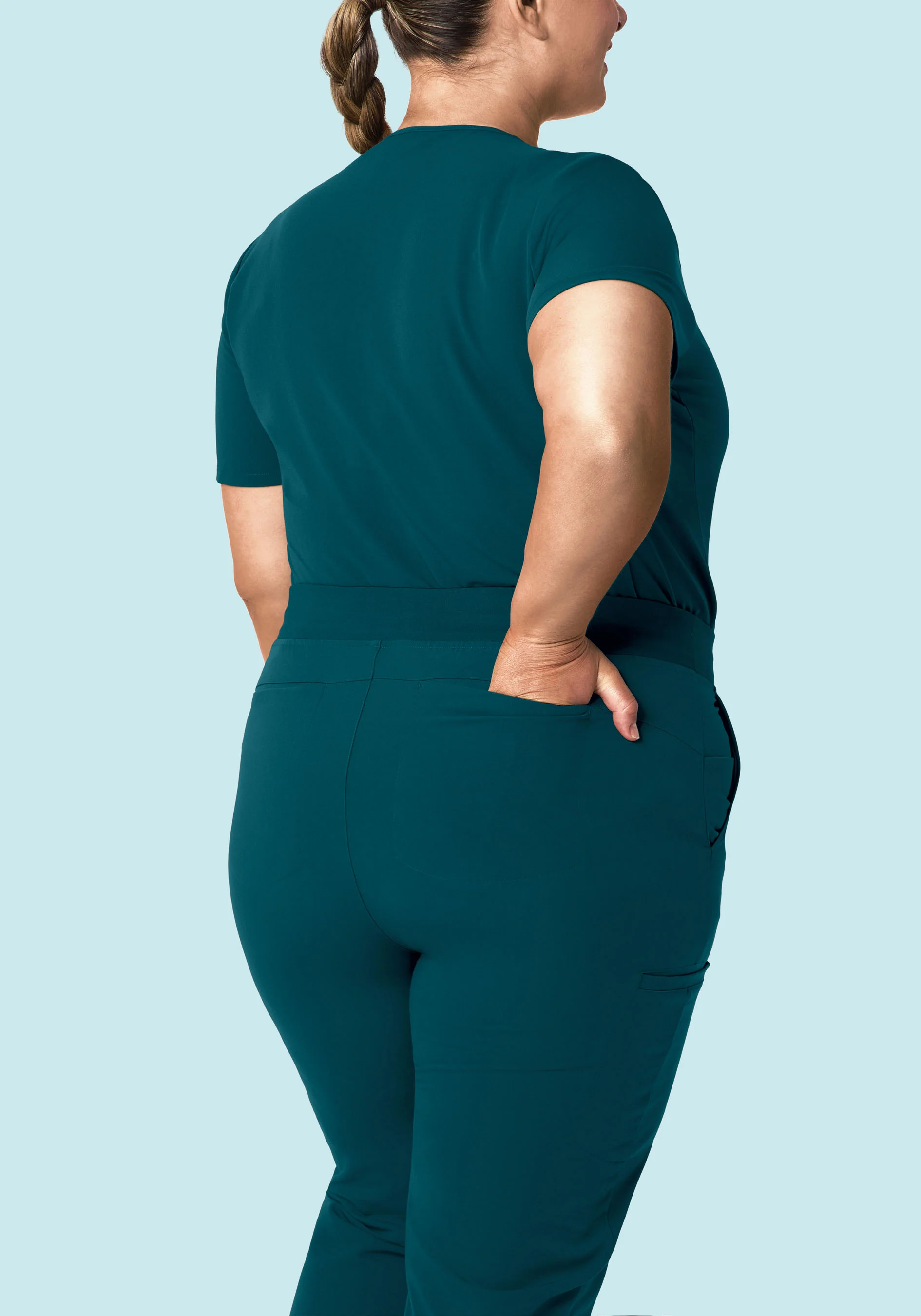 11 Pocket Joggers Caribbean Blue - Image 7