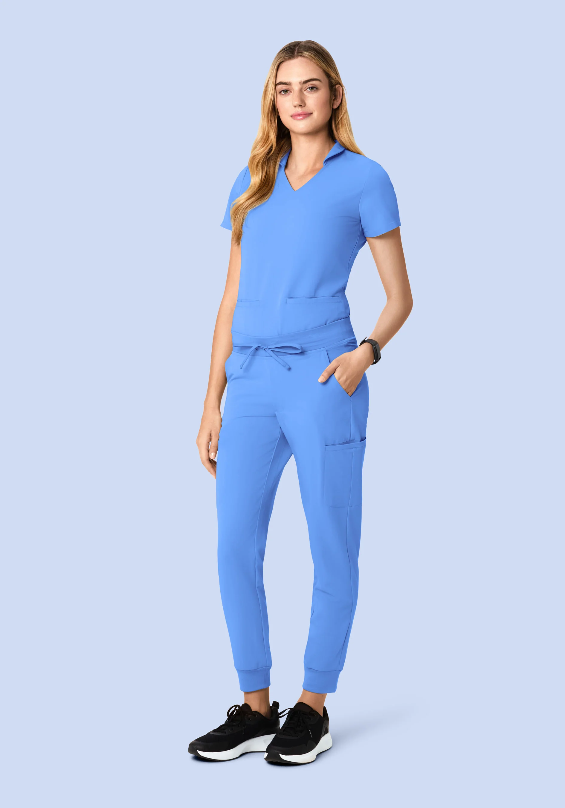 11 Pocket Joggers Ceil Blue - Image 5