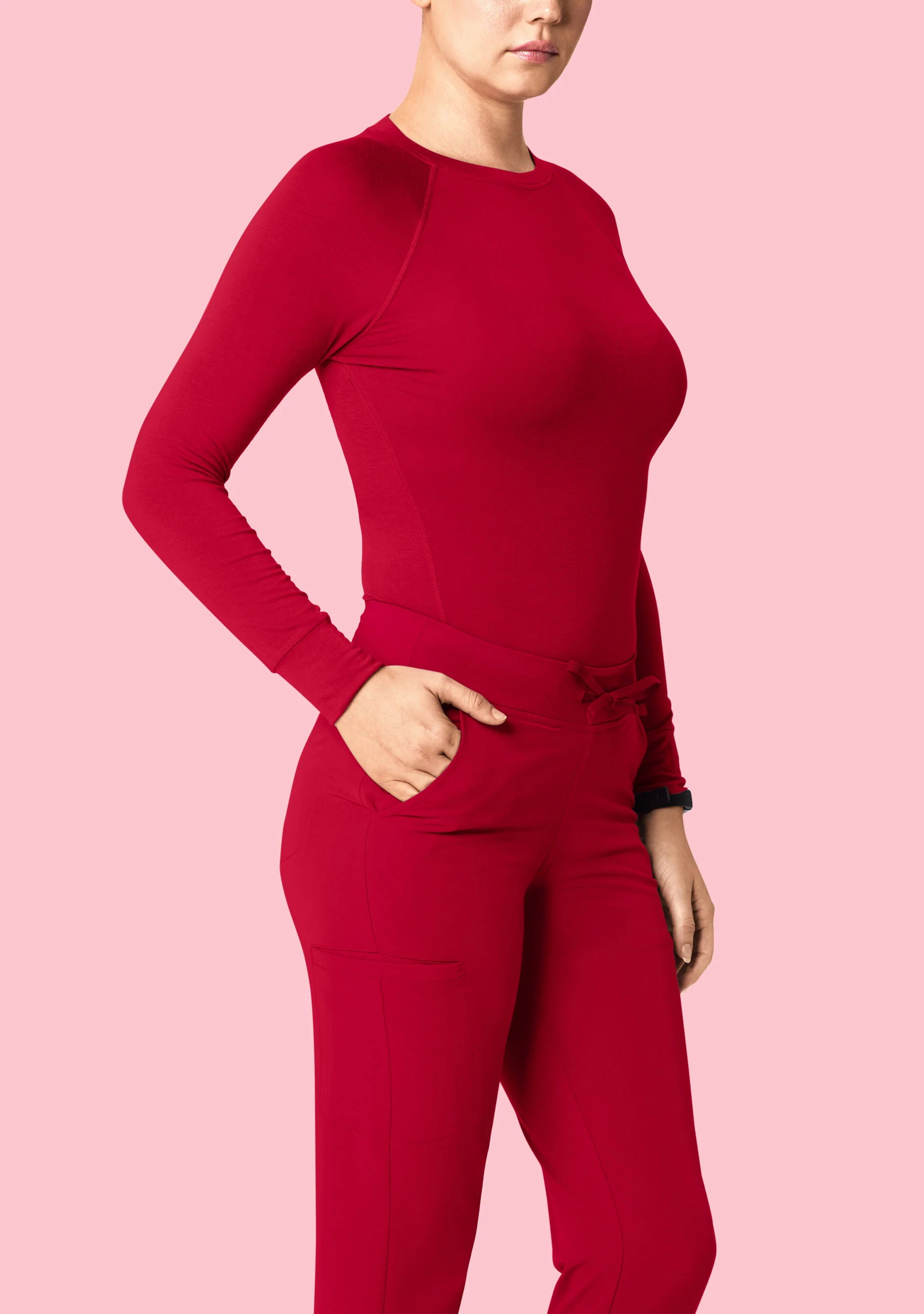 11 Pocket Joggers Crimson - Image 3
