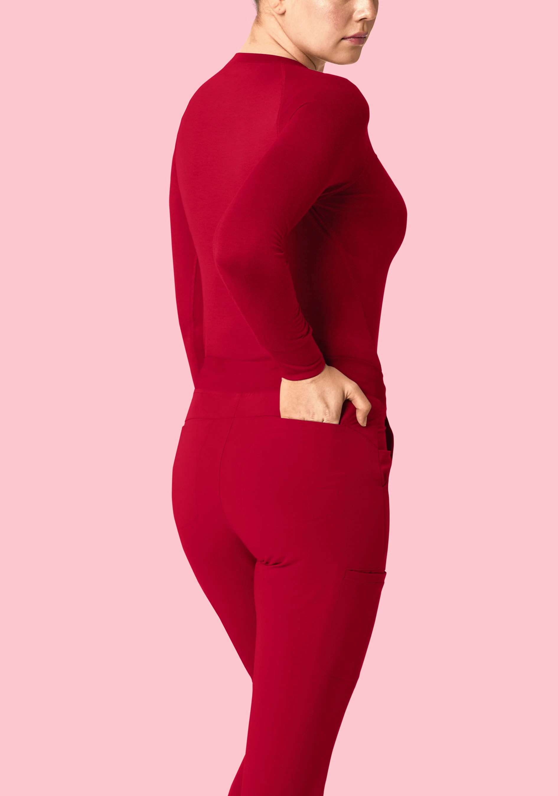 11 Pocket Joggers Crimson - Image 4