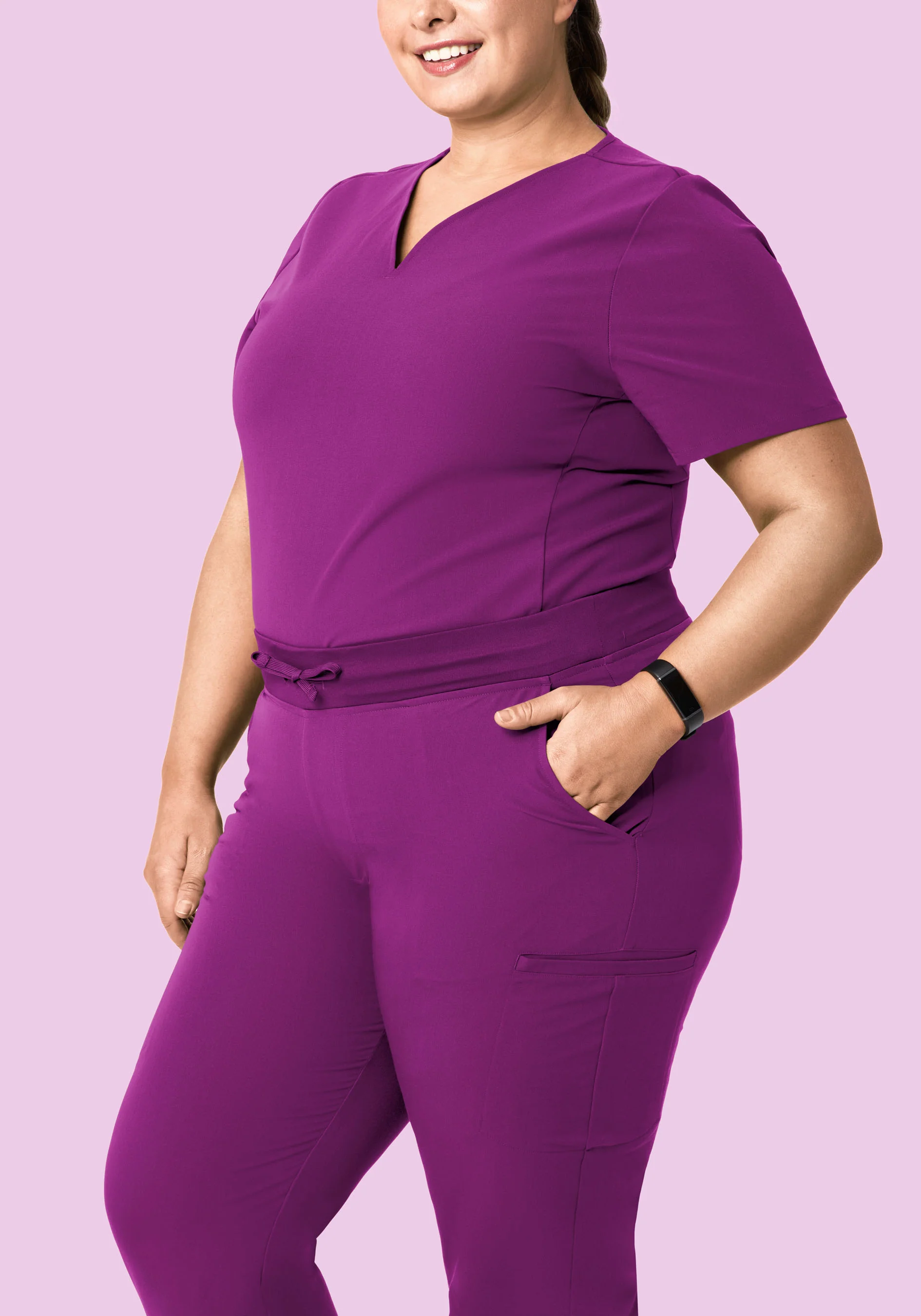 11 Pocket Joggers Dark Orchid - Image 3