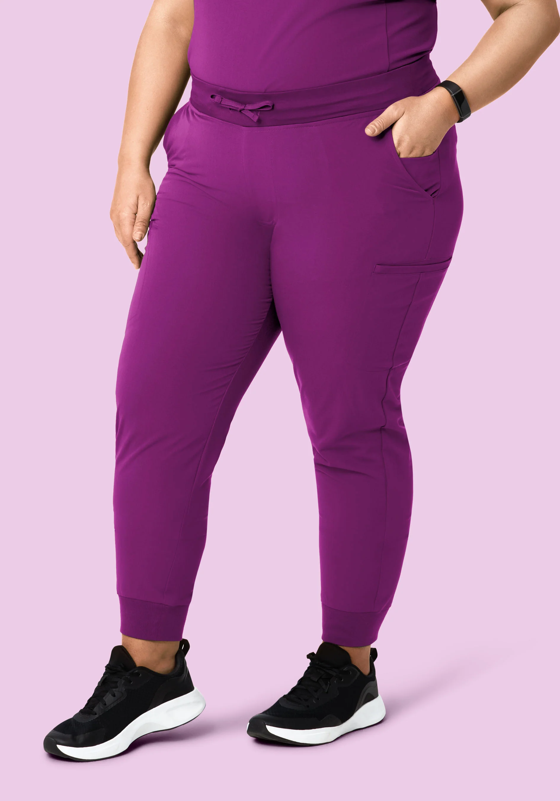 11 Pocket Joggers Dark Orchid - Image 4
