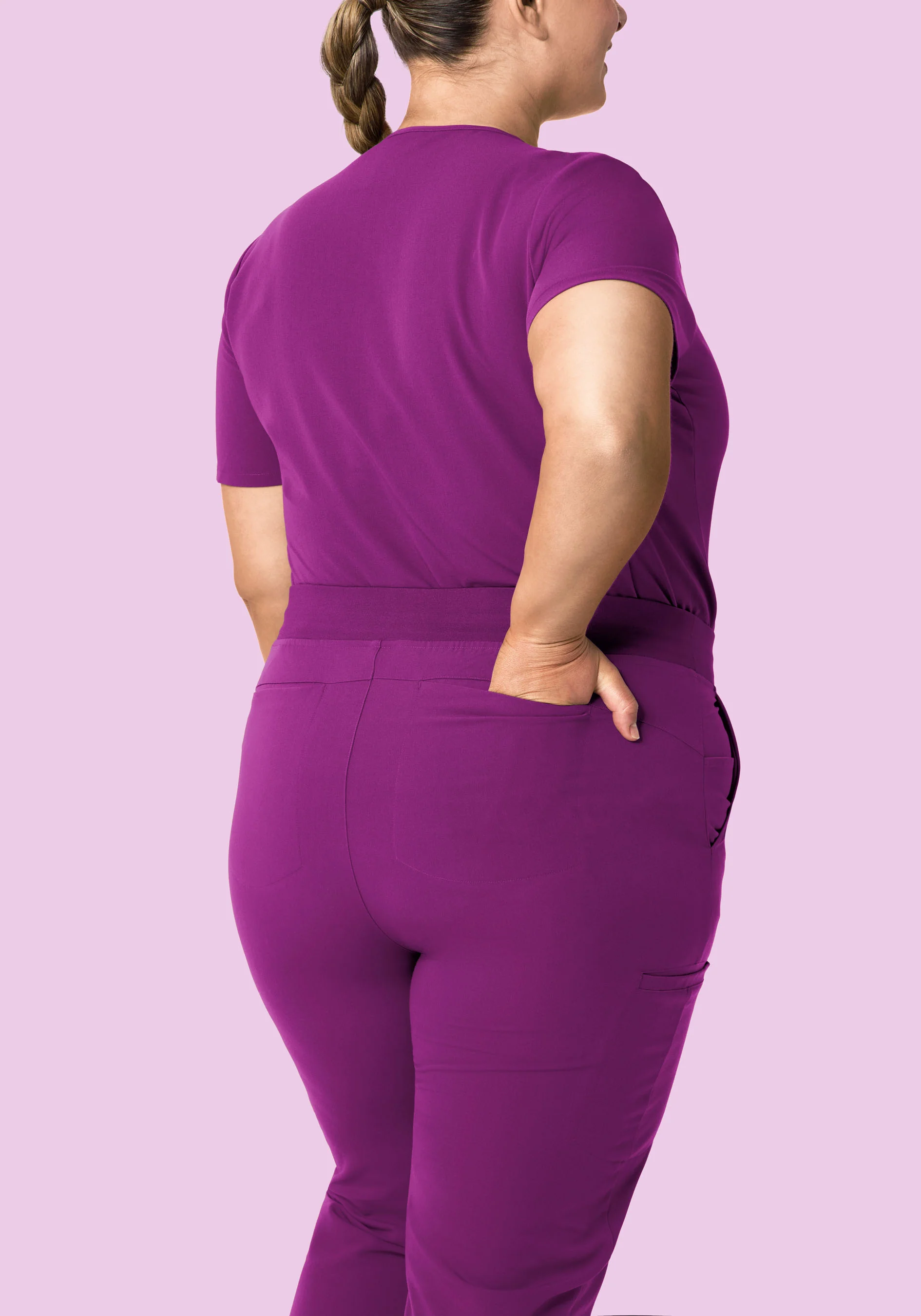 11 Pocket Joggers Dark Orchid - Image 7