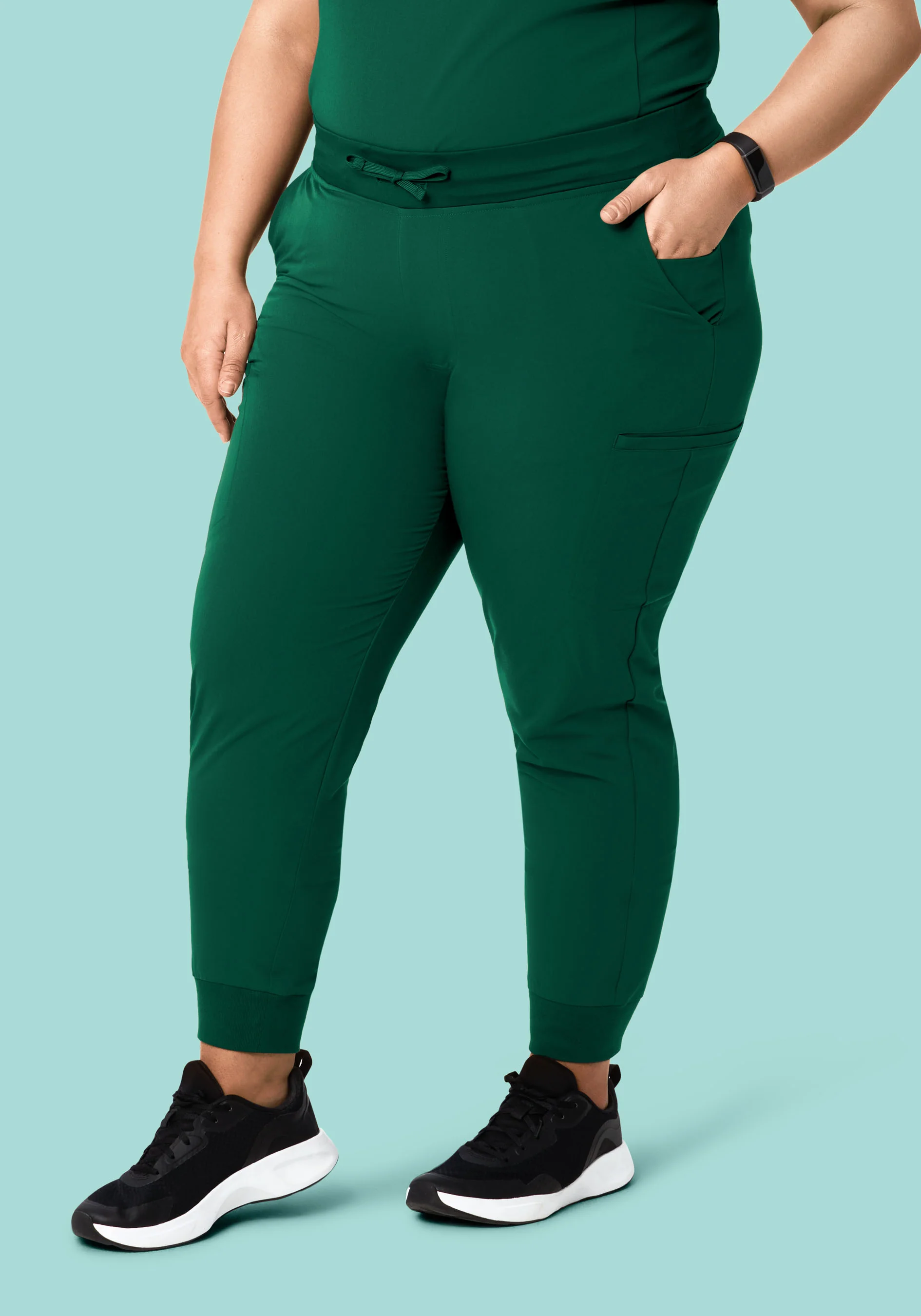 11 Pocket Joggers Hunter Green - Image 4