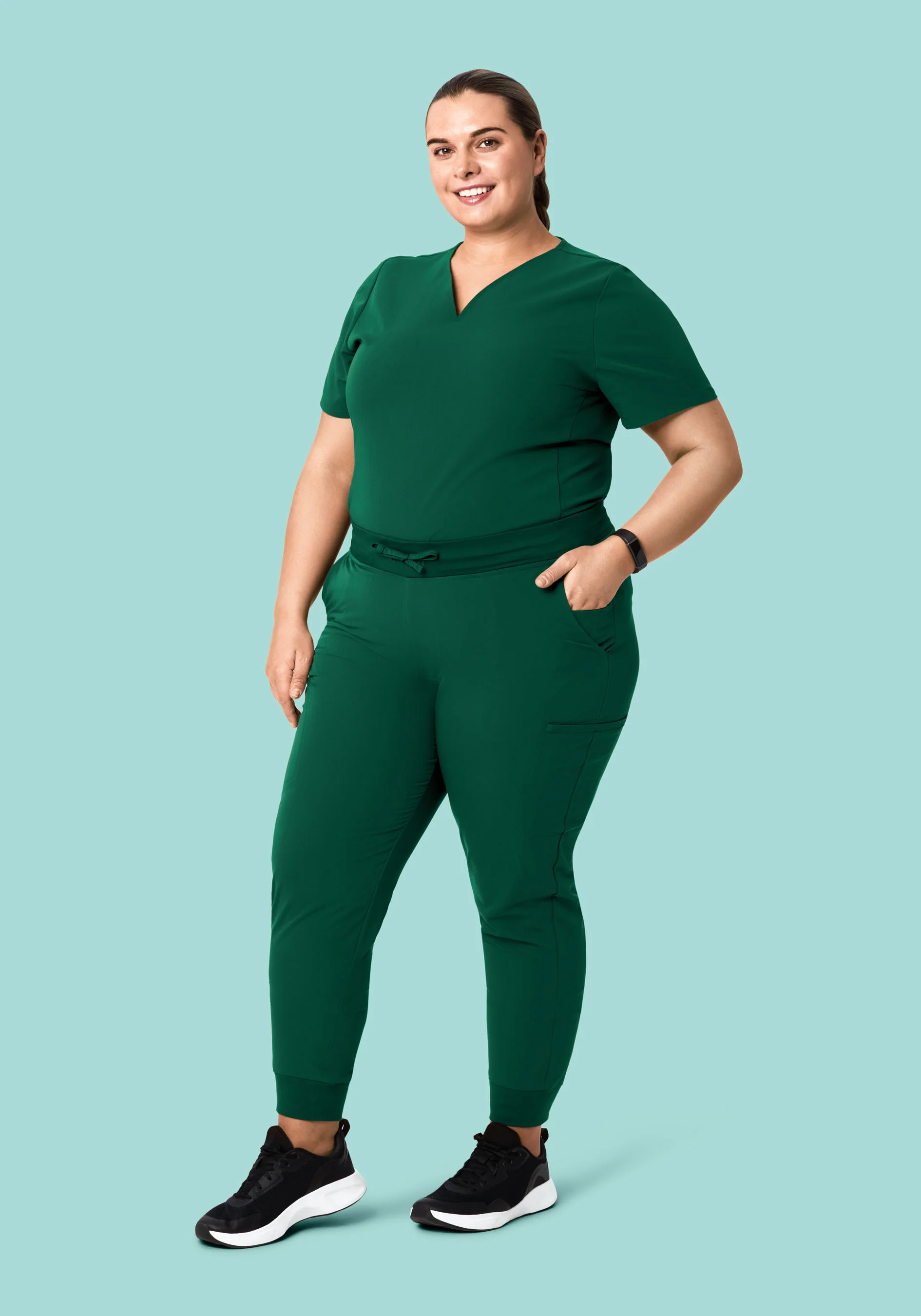 11 Pocket Joggers Hunter Green - Image 5