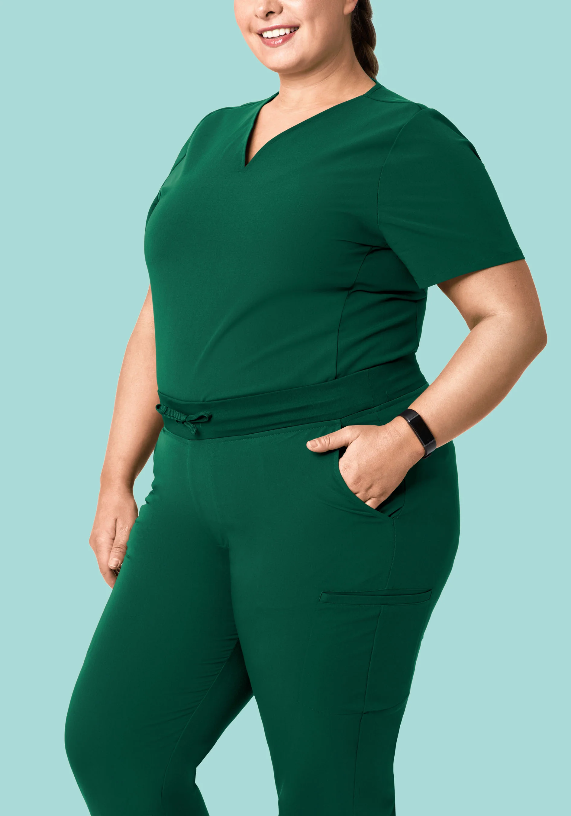 11 Pocket Joggers Hunter Green - Image 6