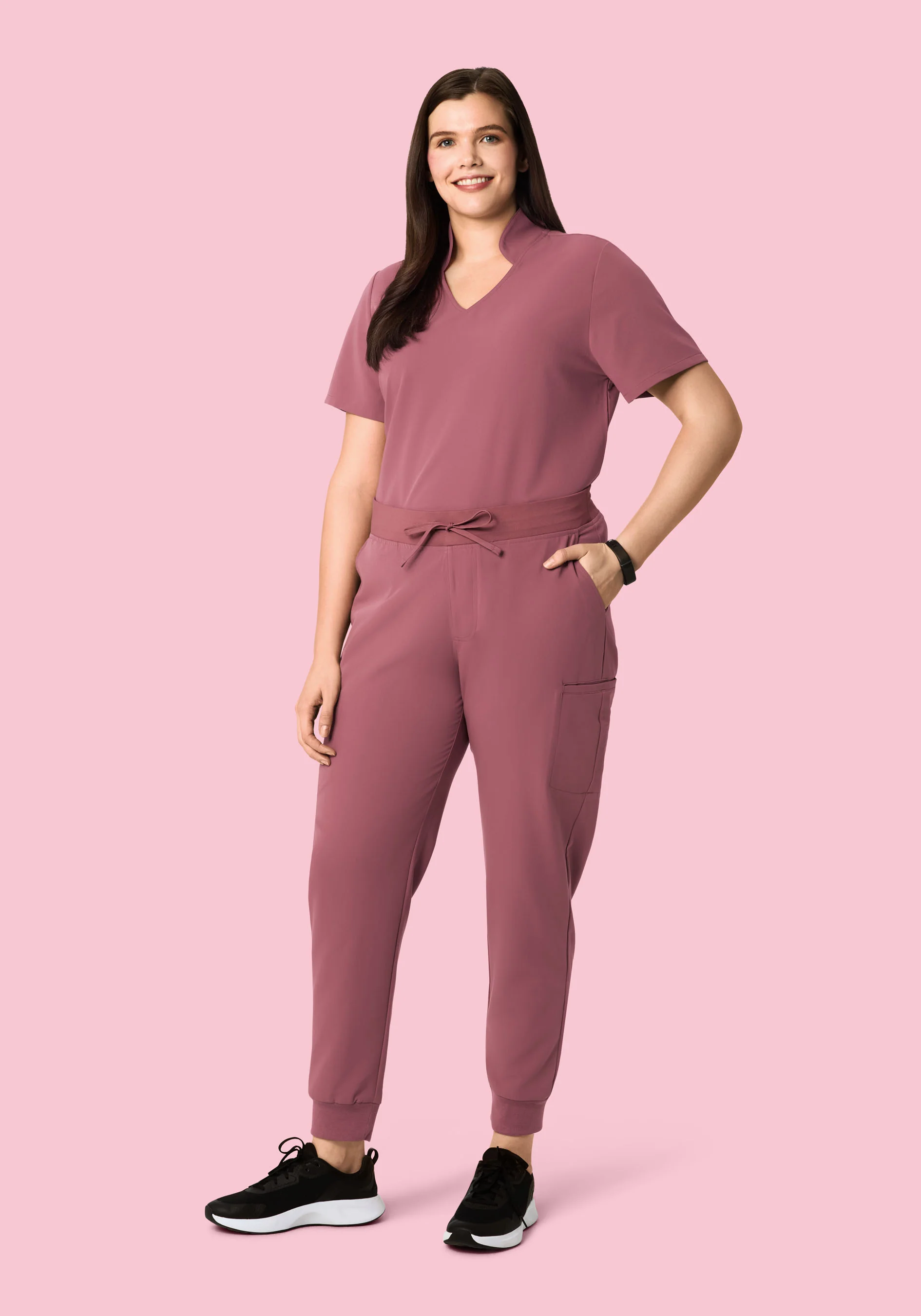 11 Pocket Joggers Mauve - Image 5