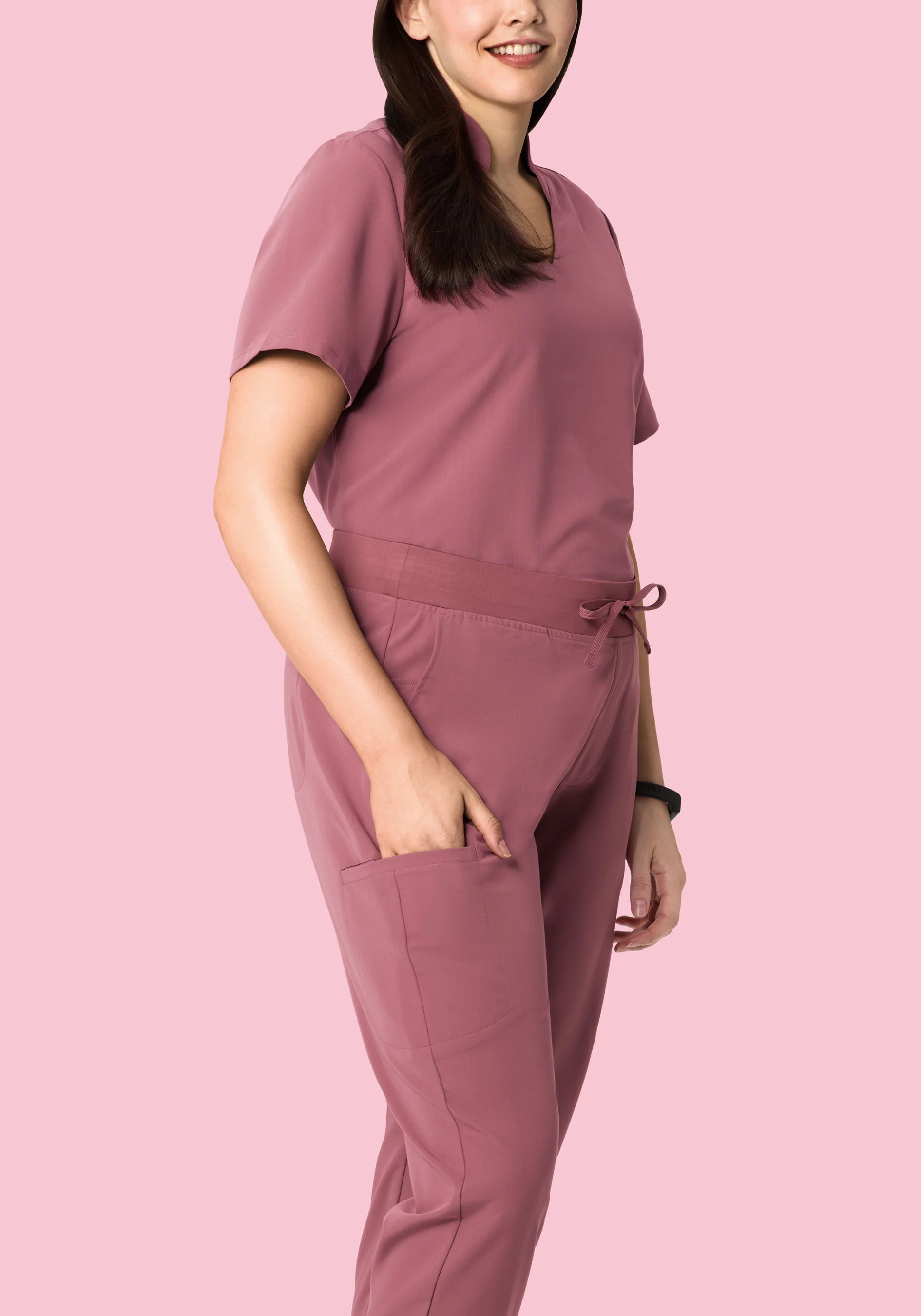 11 Pocket Joggers Mauve - Image 6