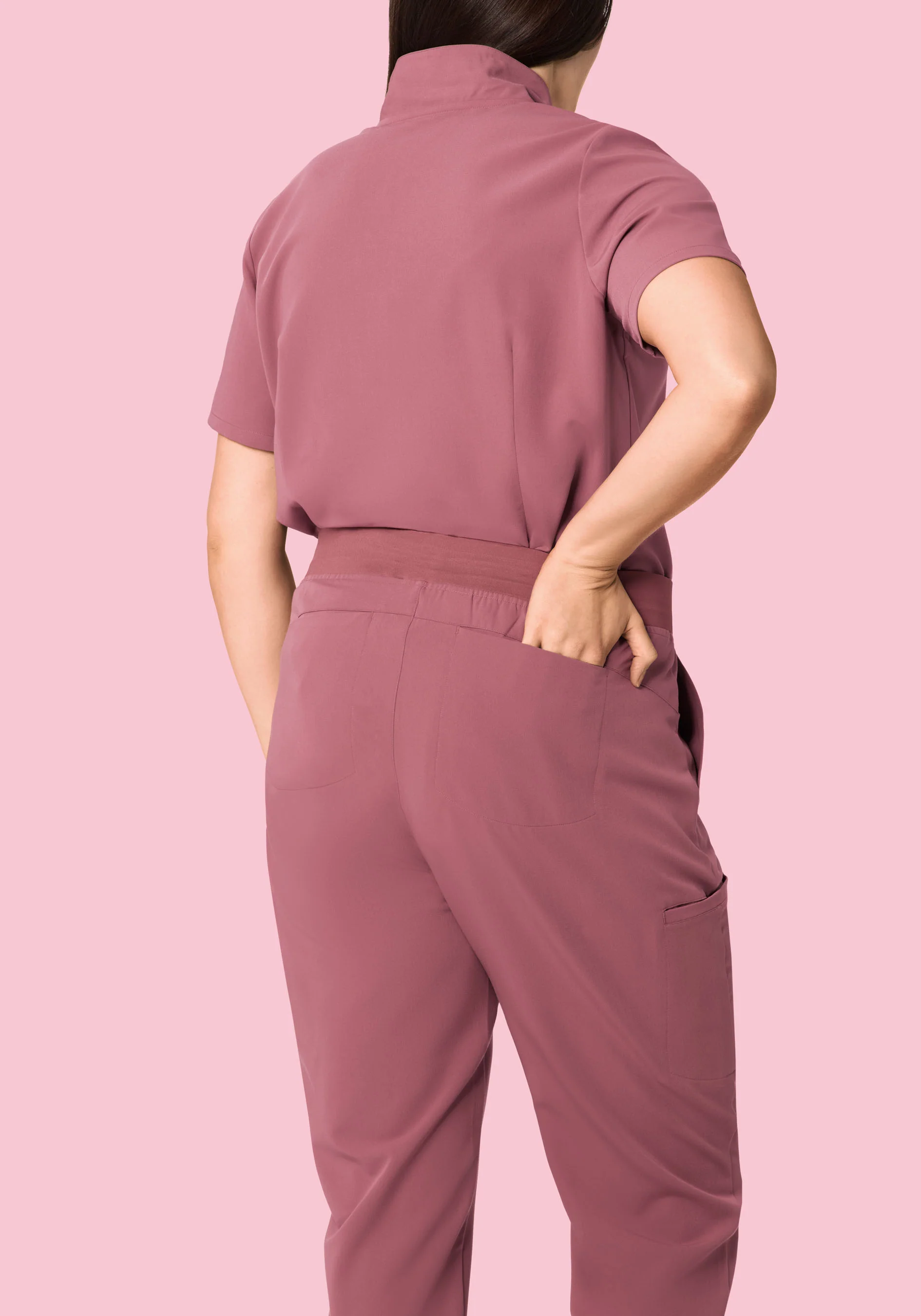 11 Pocket Joggers Mauve - Image 7
