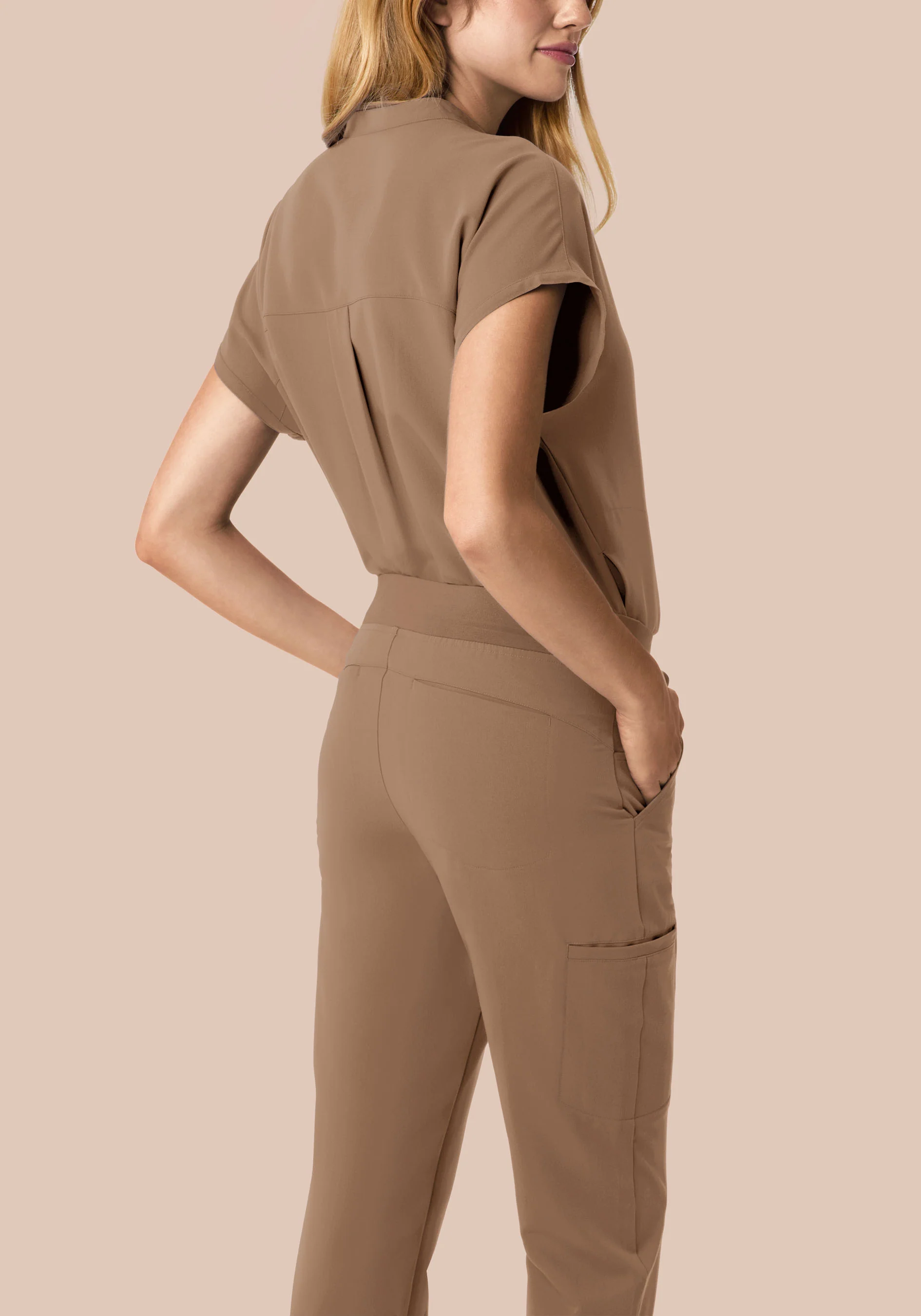 11 Pocket Joggers Mocha - Image 4