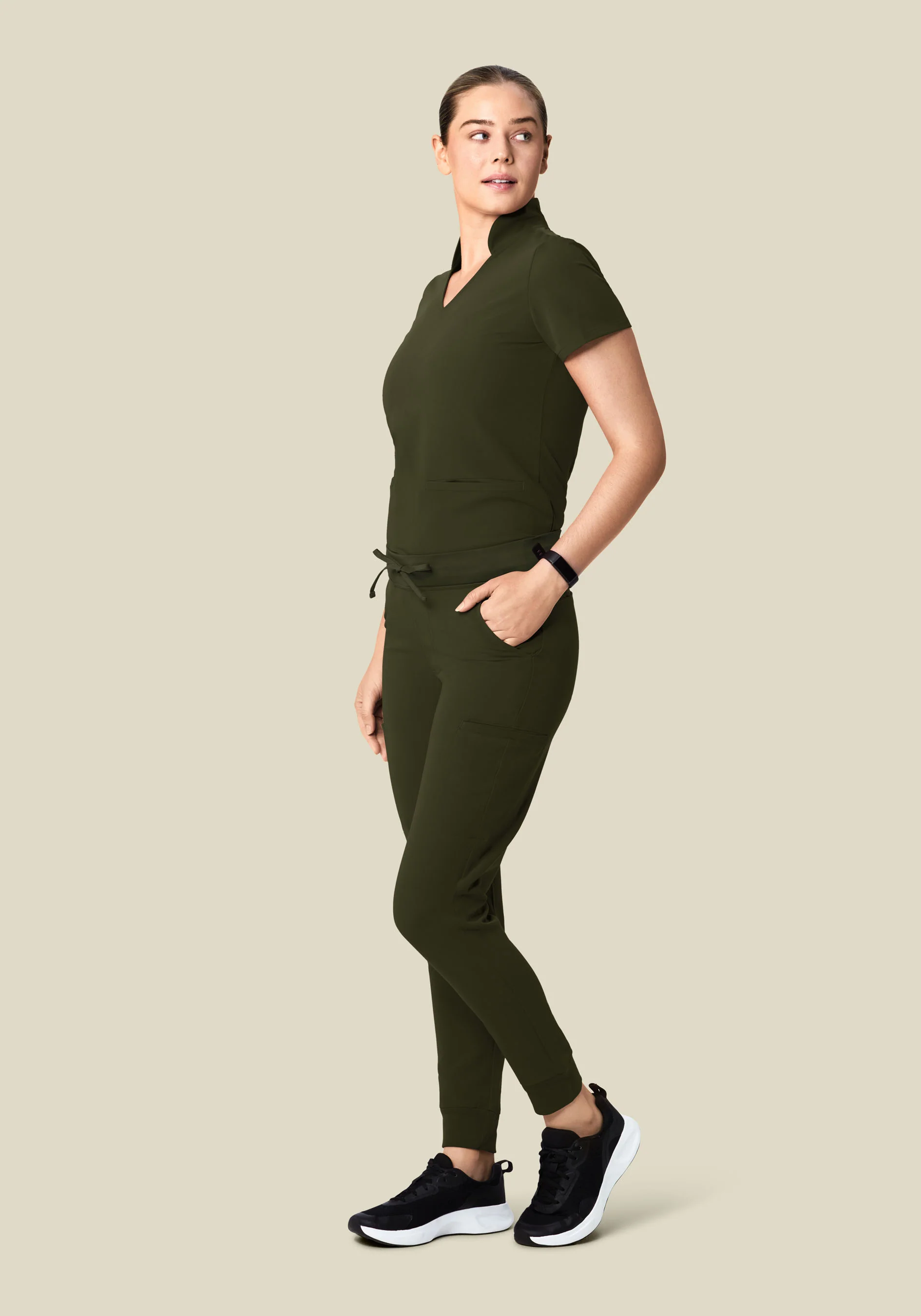 11 Pocket Joggers Olive - Image 5