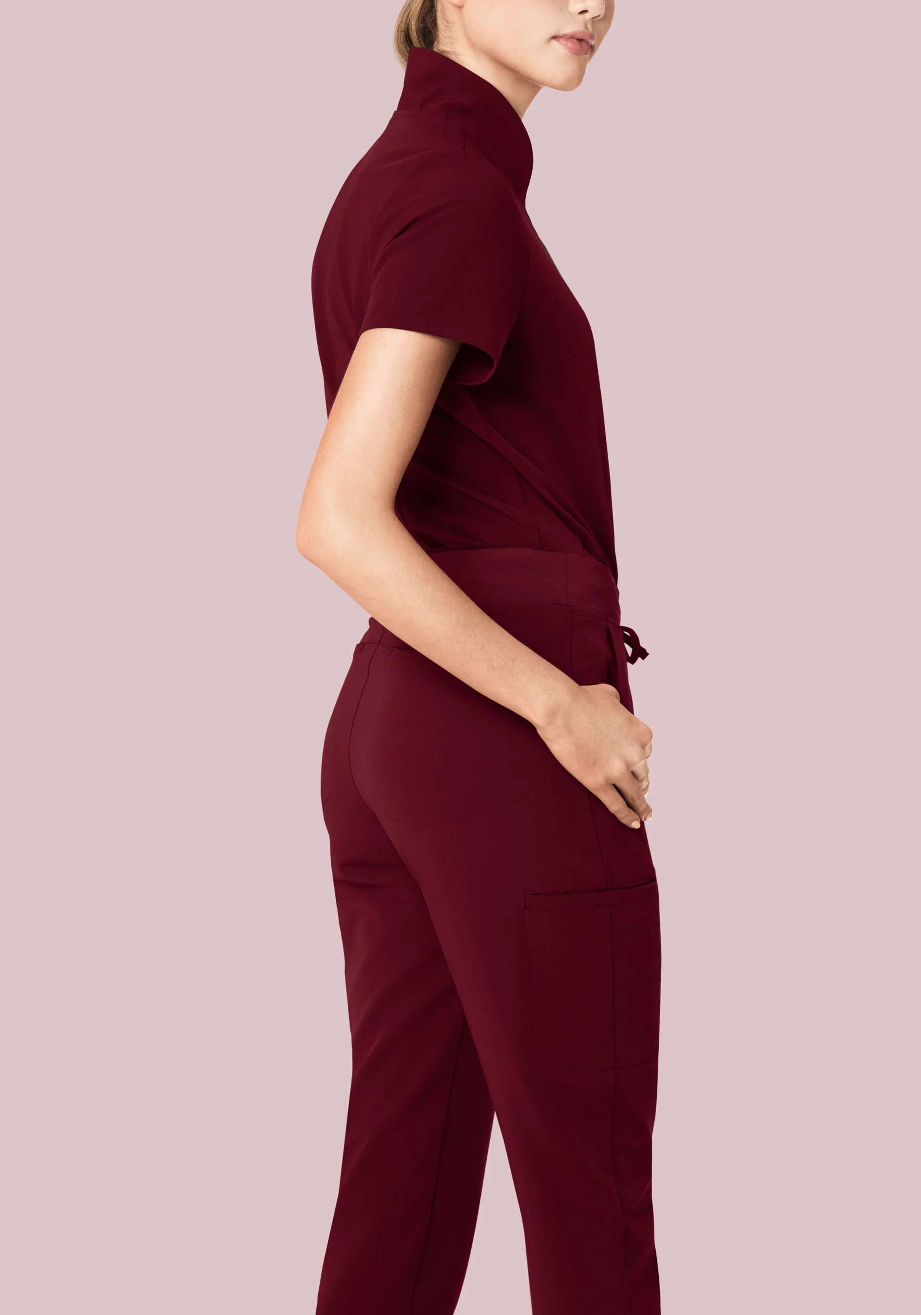 11 Pocket Joggers Wine - Image 4