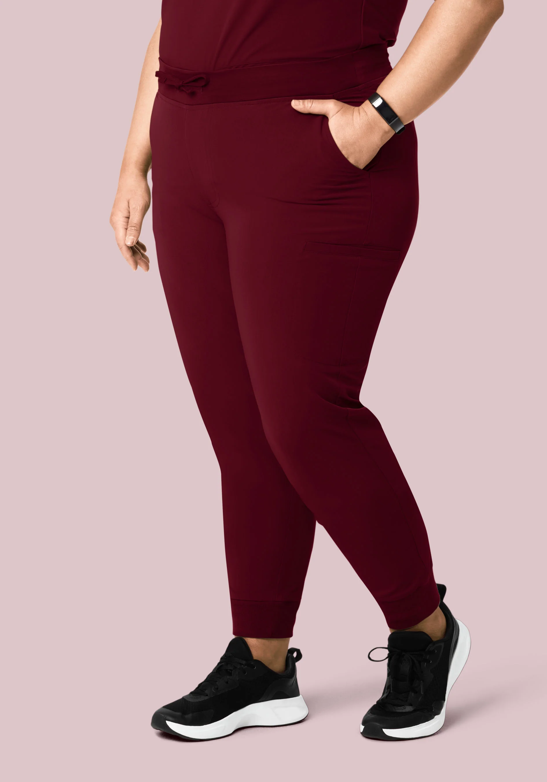 11 Pocket Joggers Wine - Image 5
