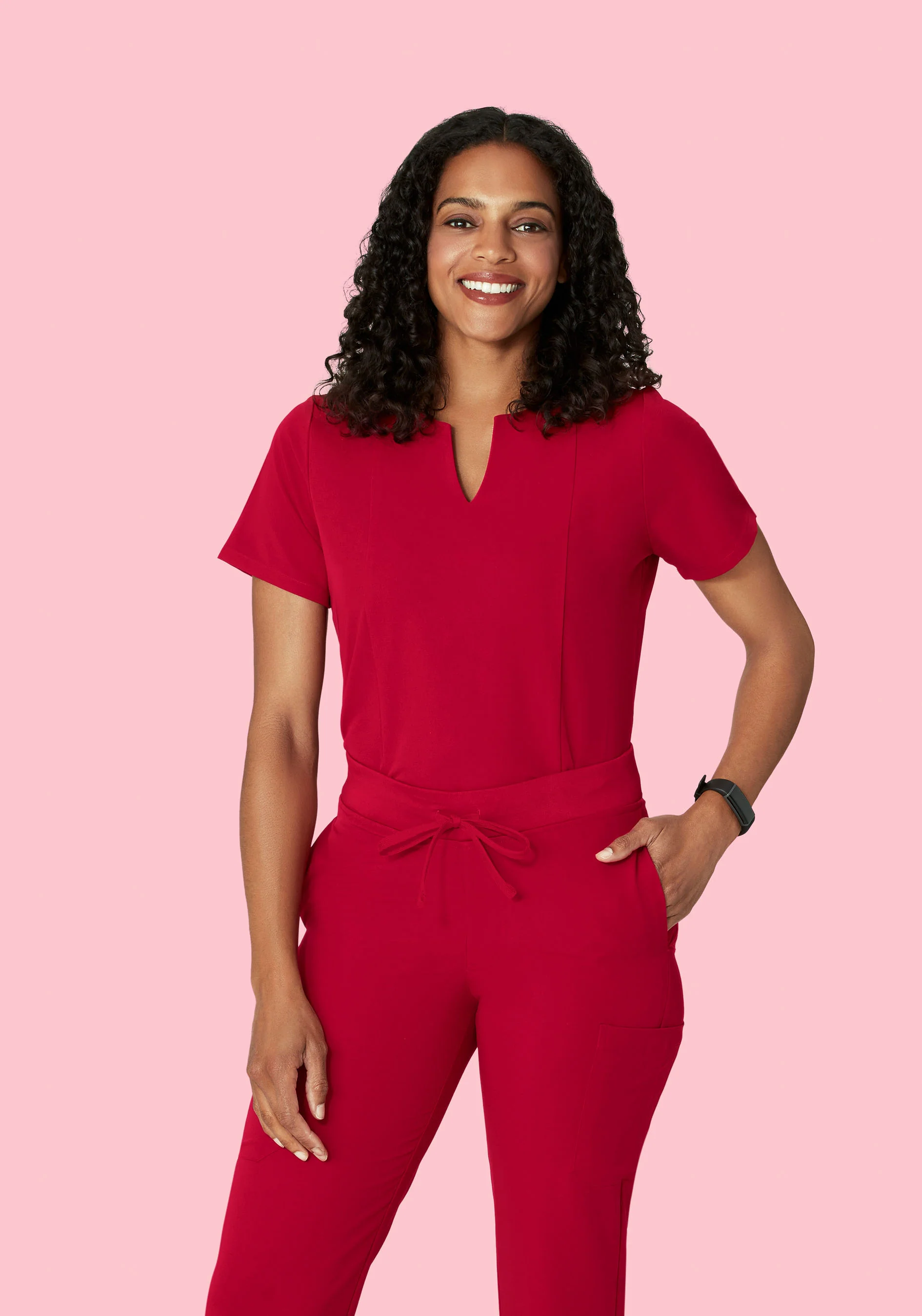 Women's 5-Pocket Notch Neck Tops