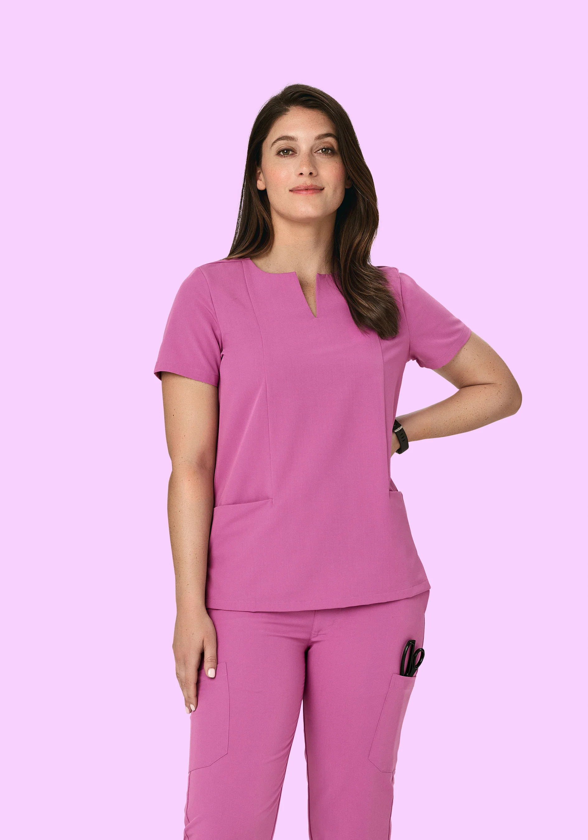 Exchange - 5 Pocket Notch Neck Top