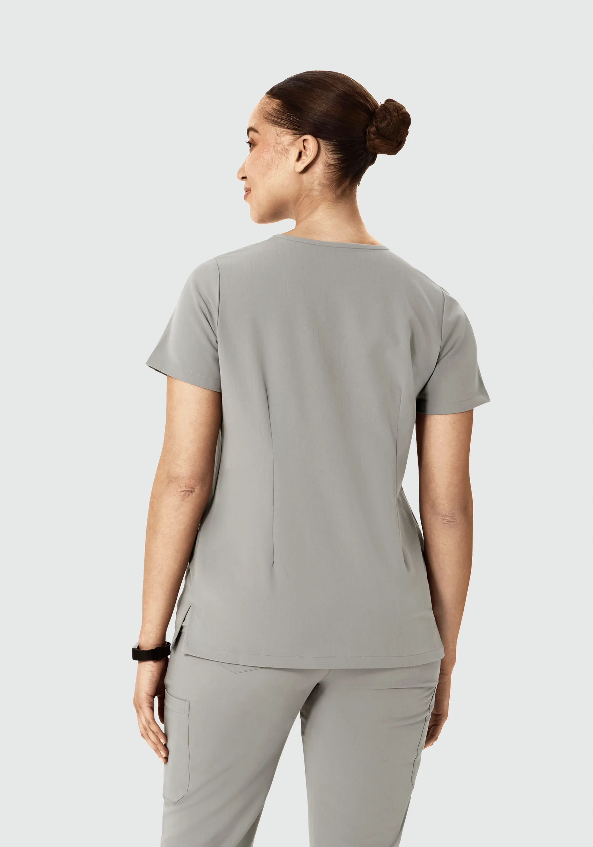 5 Pocket Notch Neck Top Flint - Image 4