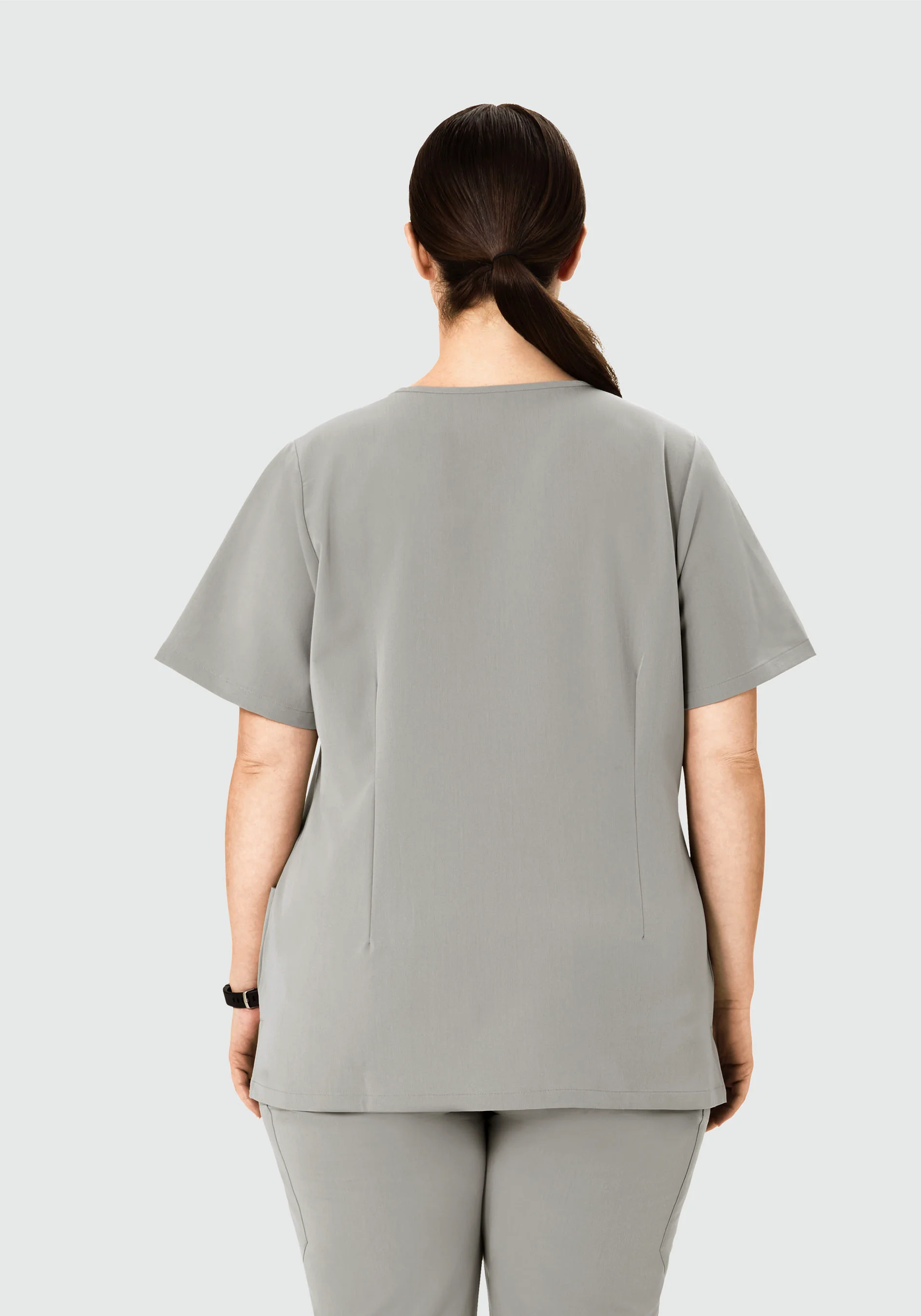 5 Pocket Notch Neck Top Flint - Image 7