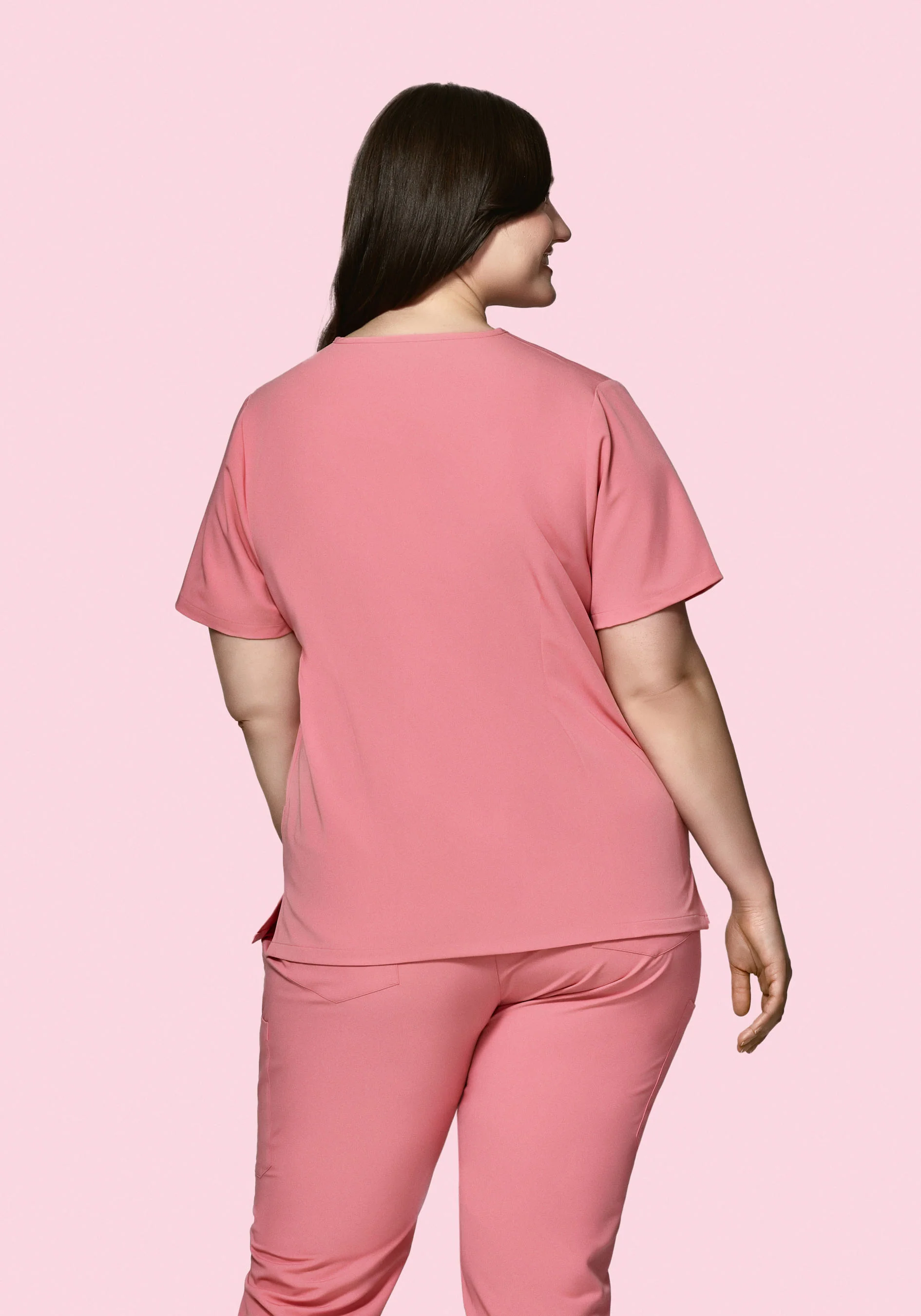 5 Pocket Notch Neck Top Peony - Image 10