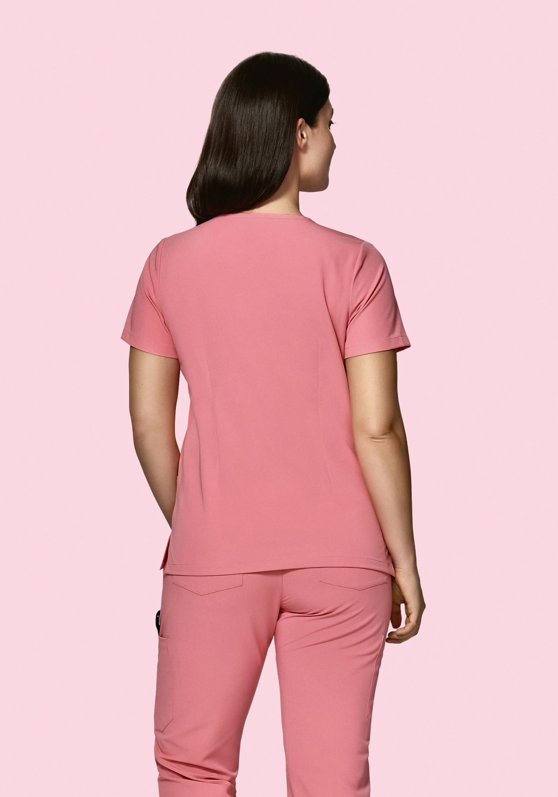 5 Pocket Notch Neck Top Peony - Image 5