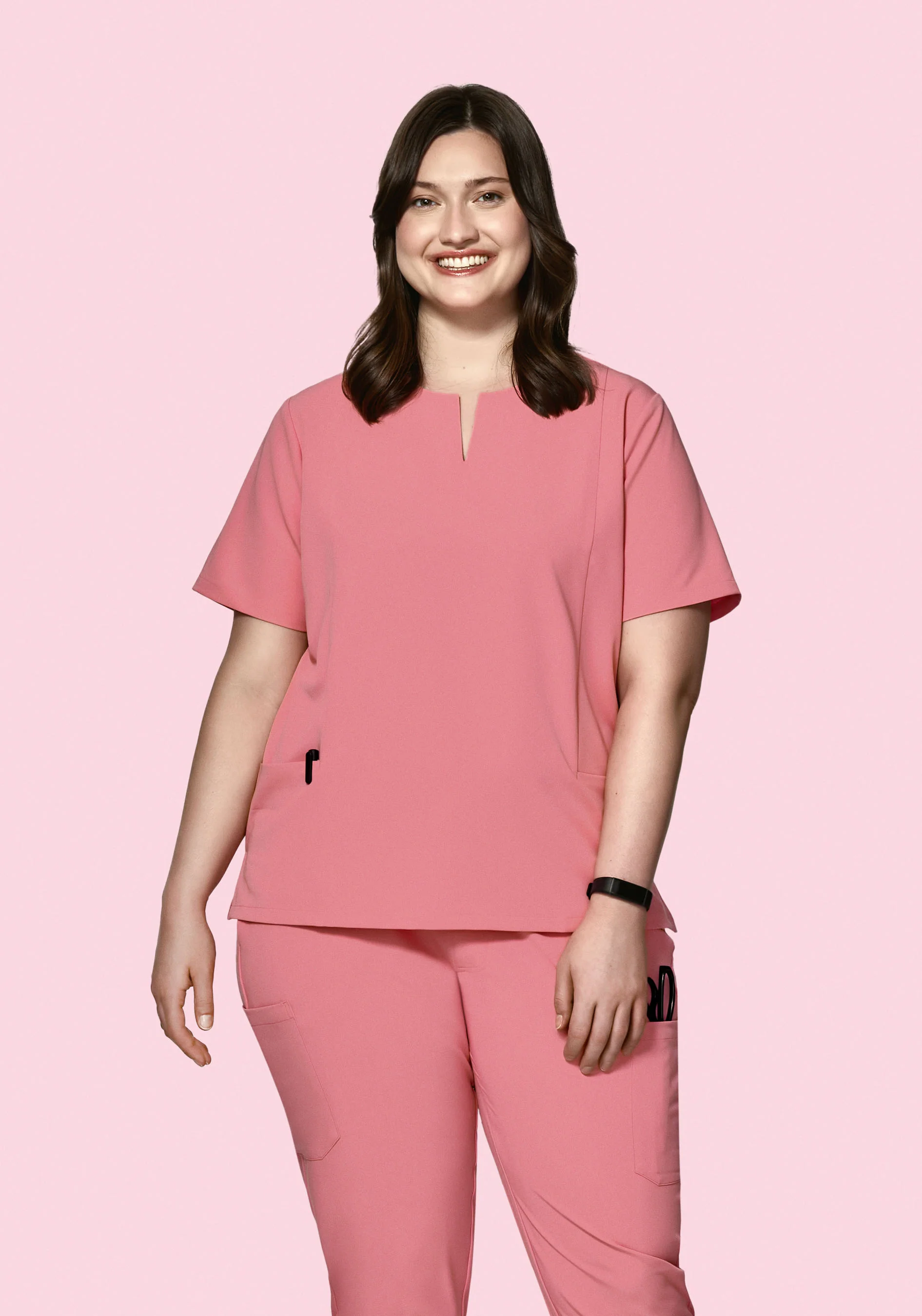 5 Pocket Notch Neck Top Peony - Image 6