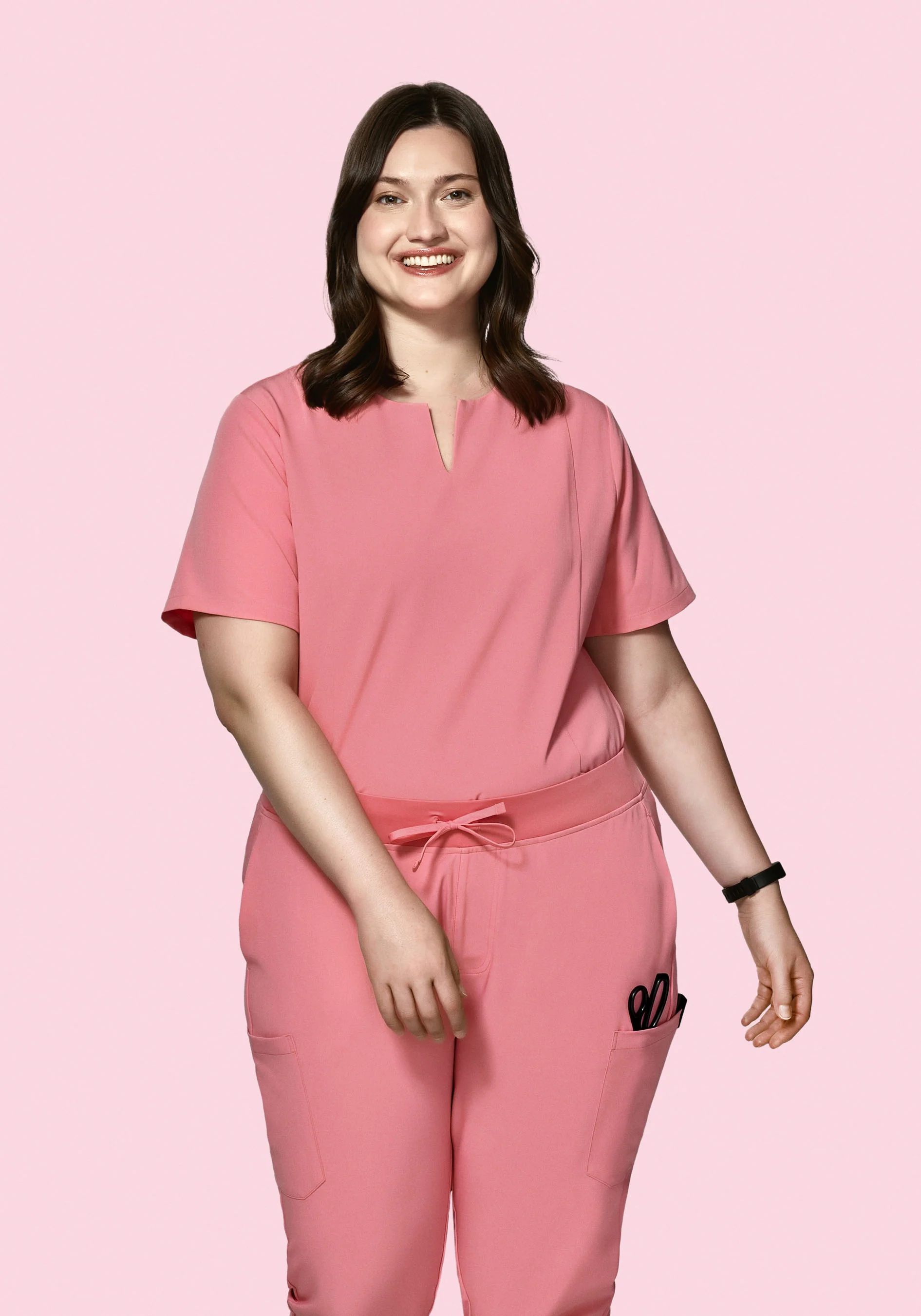5 Pocket Notch Neck Top Peony - Image 7