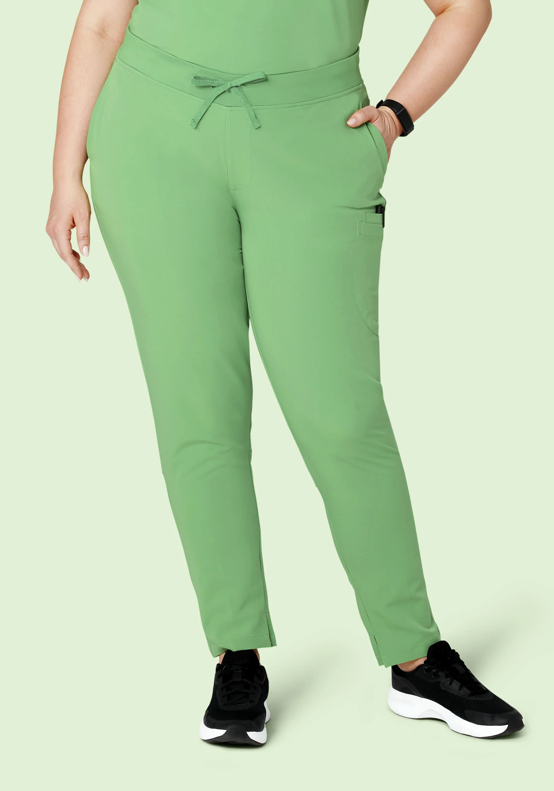 6 Pocket Slim Pants Aloe - Image 5