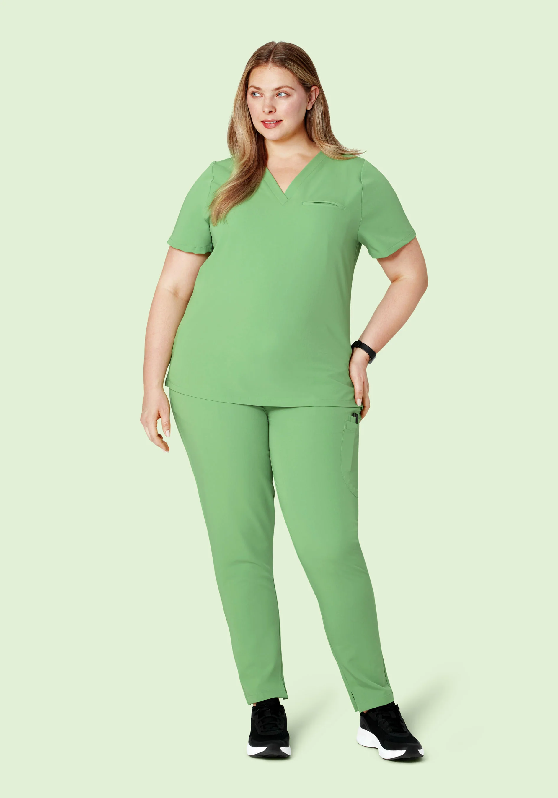6 Pocket Slim Pants Aloe - Image 7