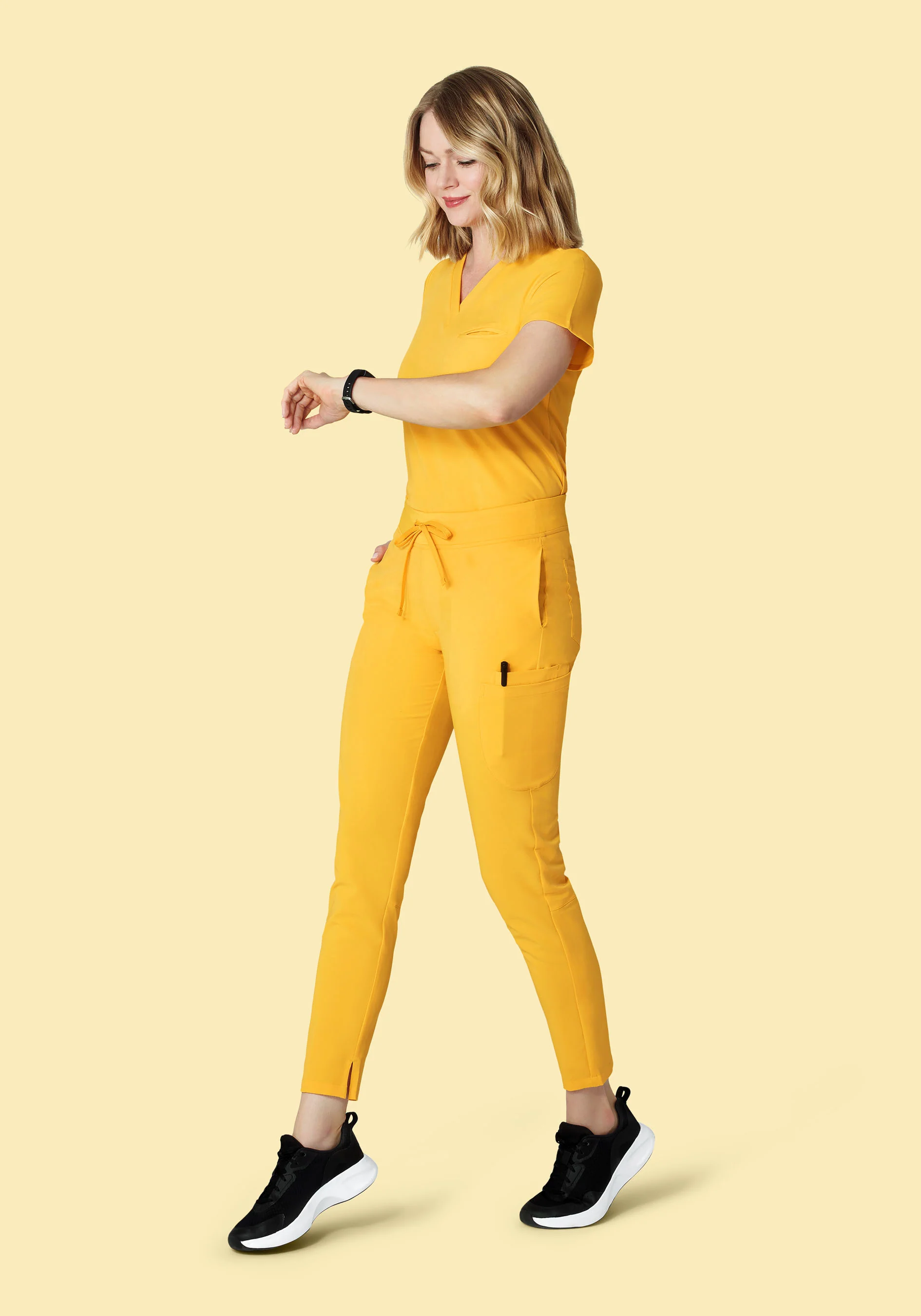 6 Pocket Slim Pants Daffodil - Image 2