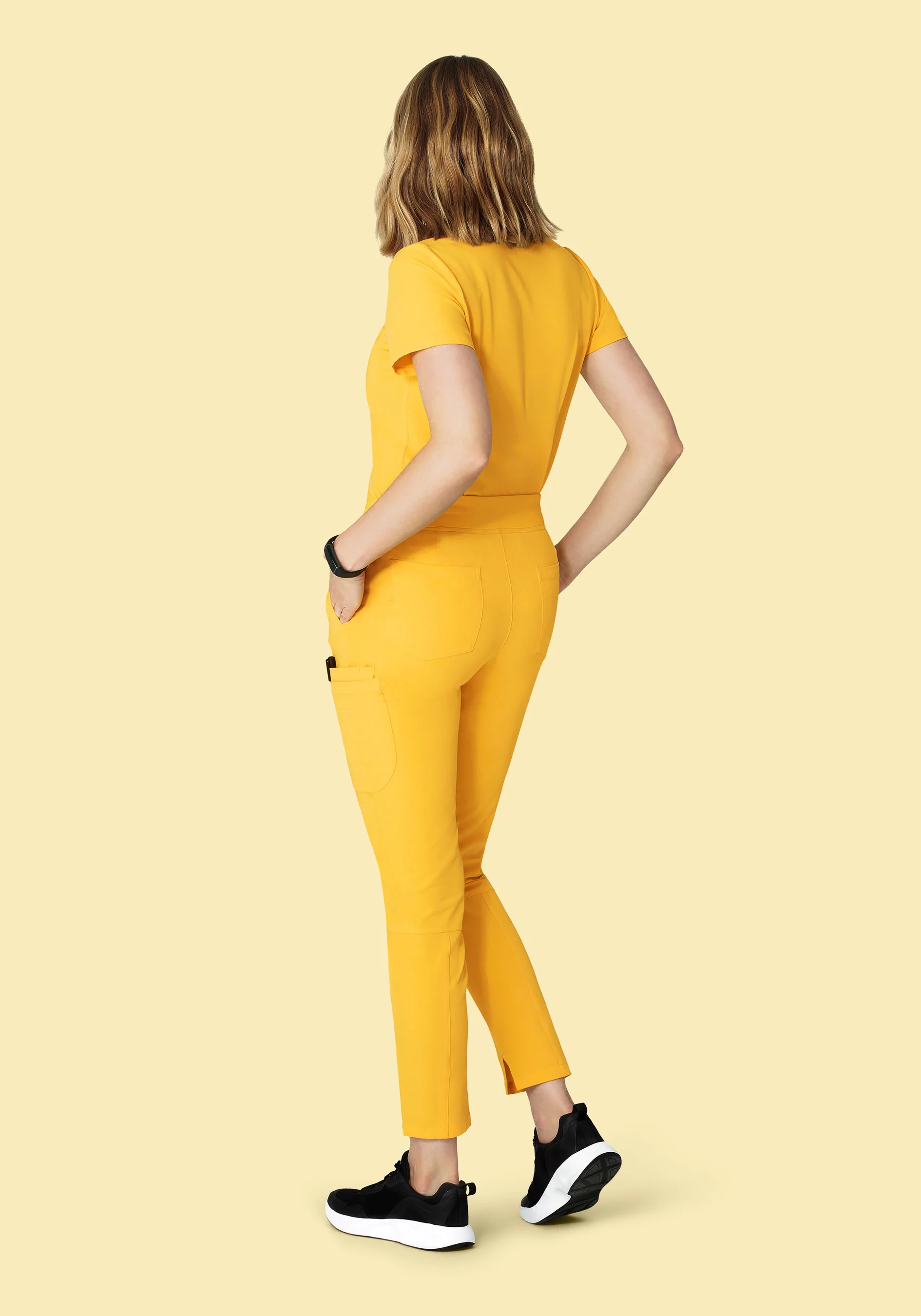 6 Pocket Slim Pants Daffodil - Image 6