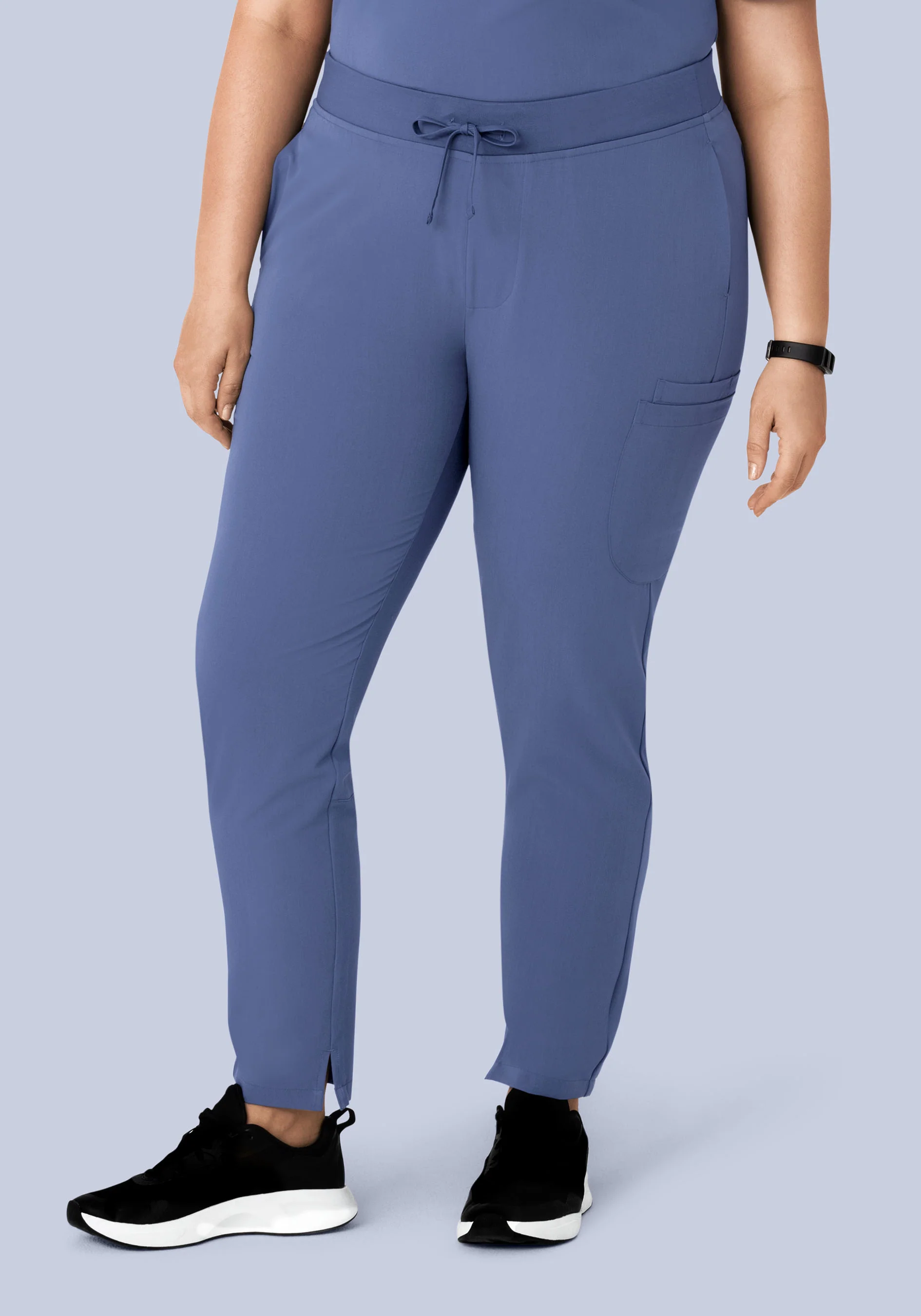6 Pocket Slim Pants Deep Periwinkle - Image 5