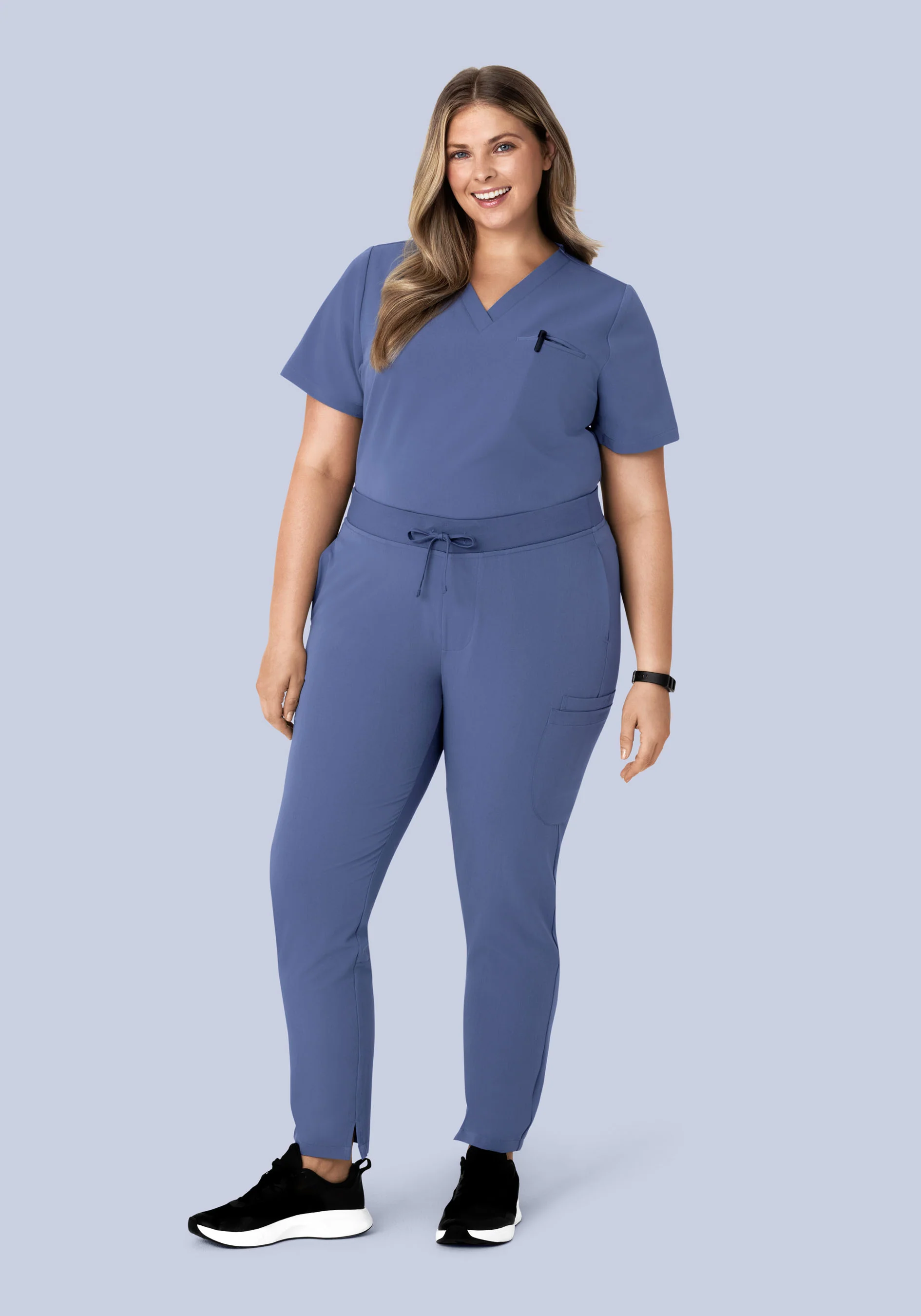 6 Pocket Slim Pants Deep Periwinkle - Image 6