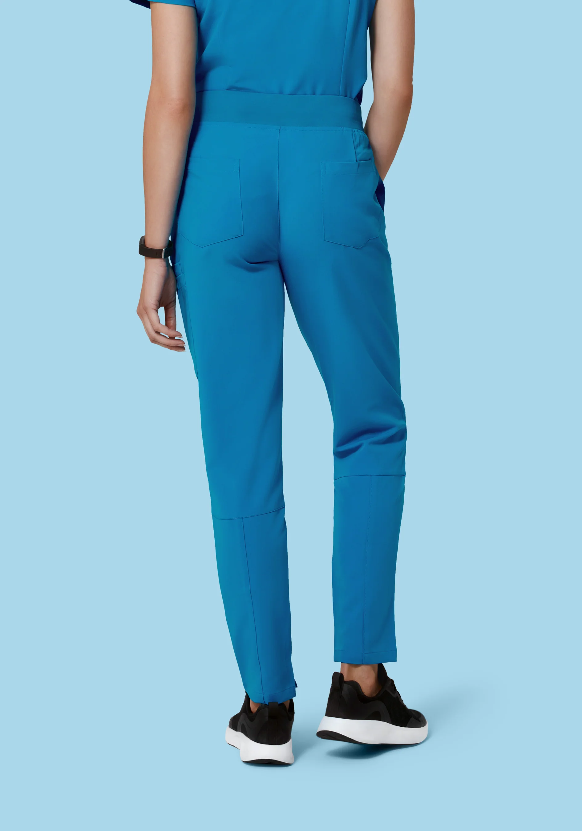 6 Pocket Slim Pants Electric Blue - Image 4
