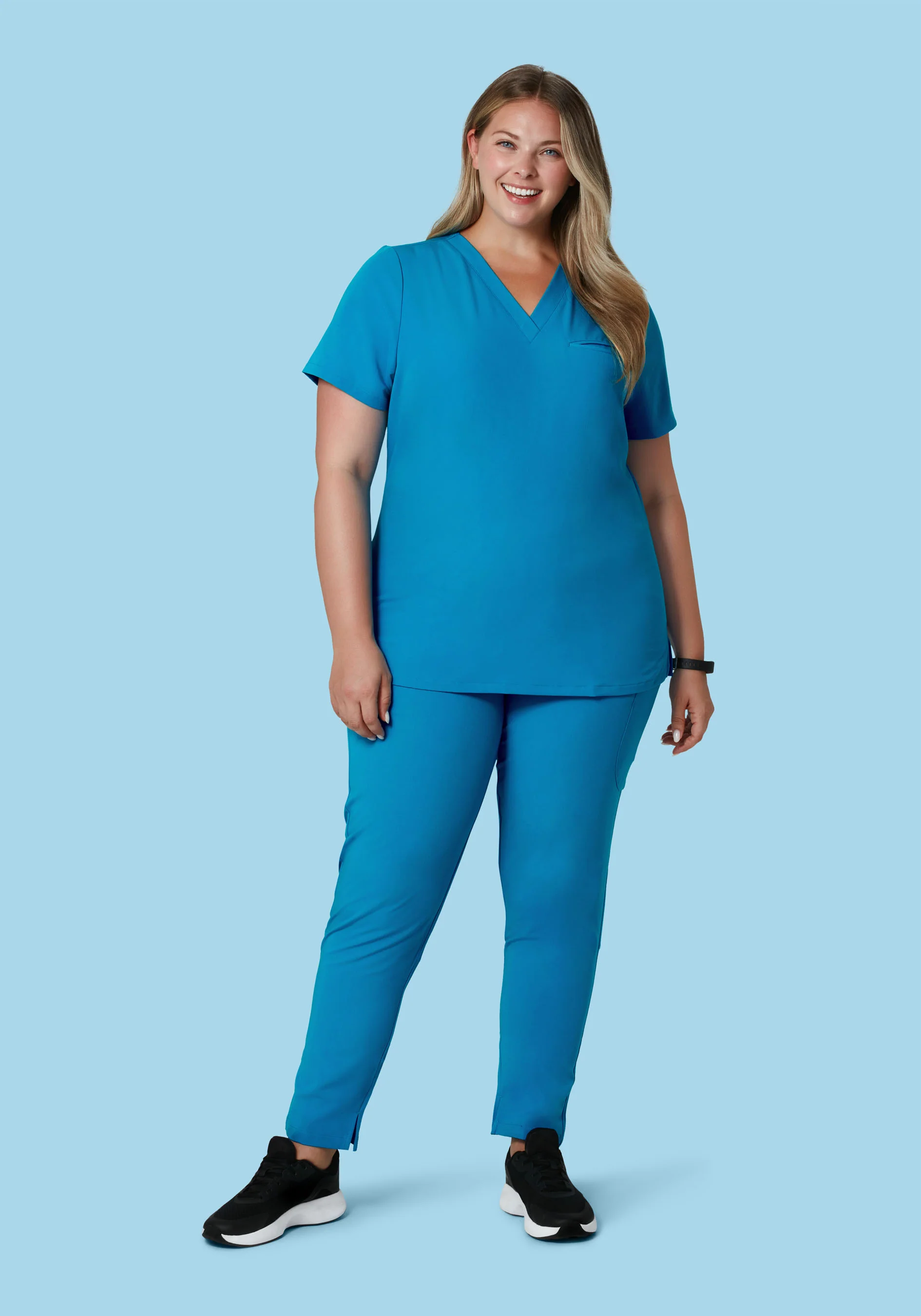 6 Pocket Slim Pants Electric Blue - Image 7