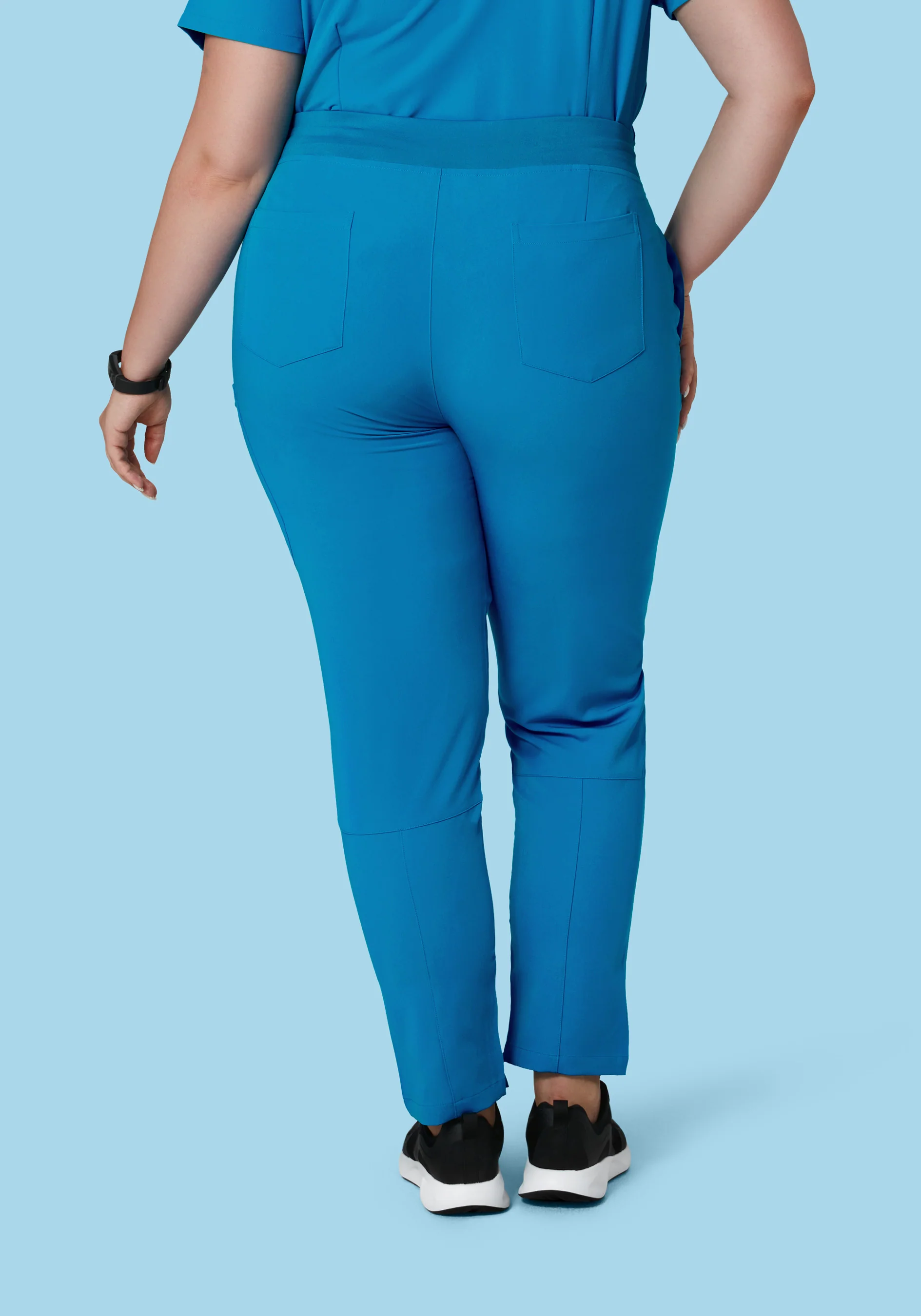 6 Pocket Slim Pants Electric Blue - Image 8
