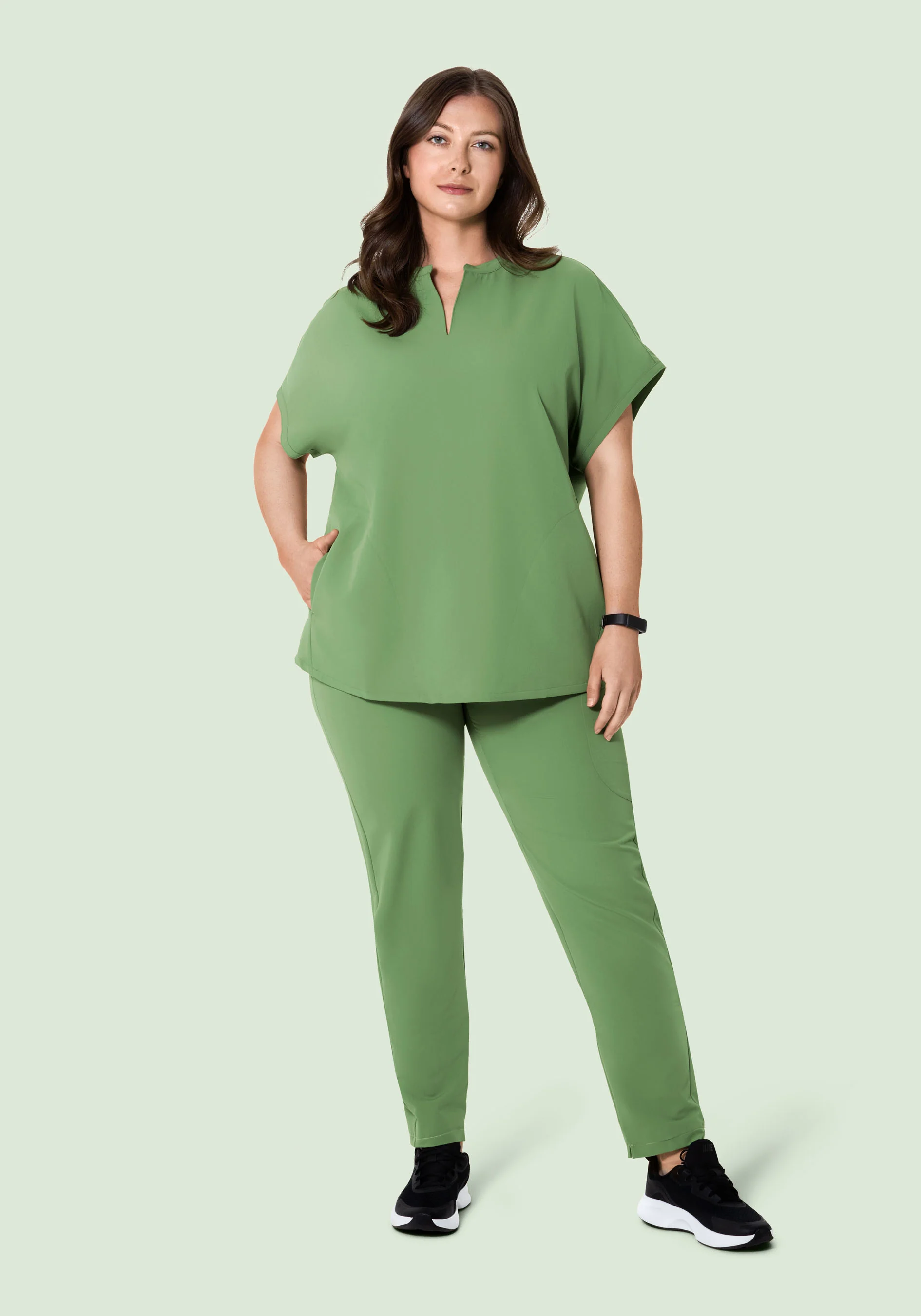 6 Pocket Slim Pants Hazel Green - Image 9