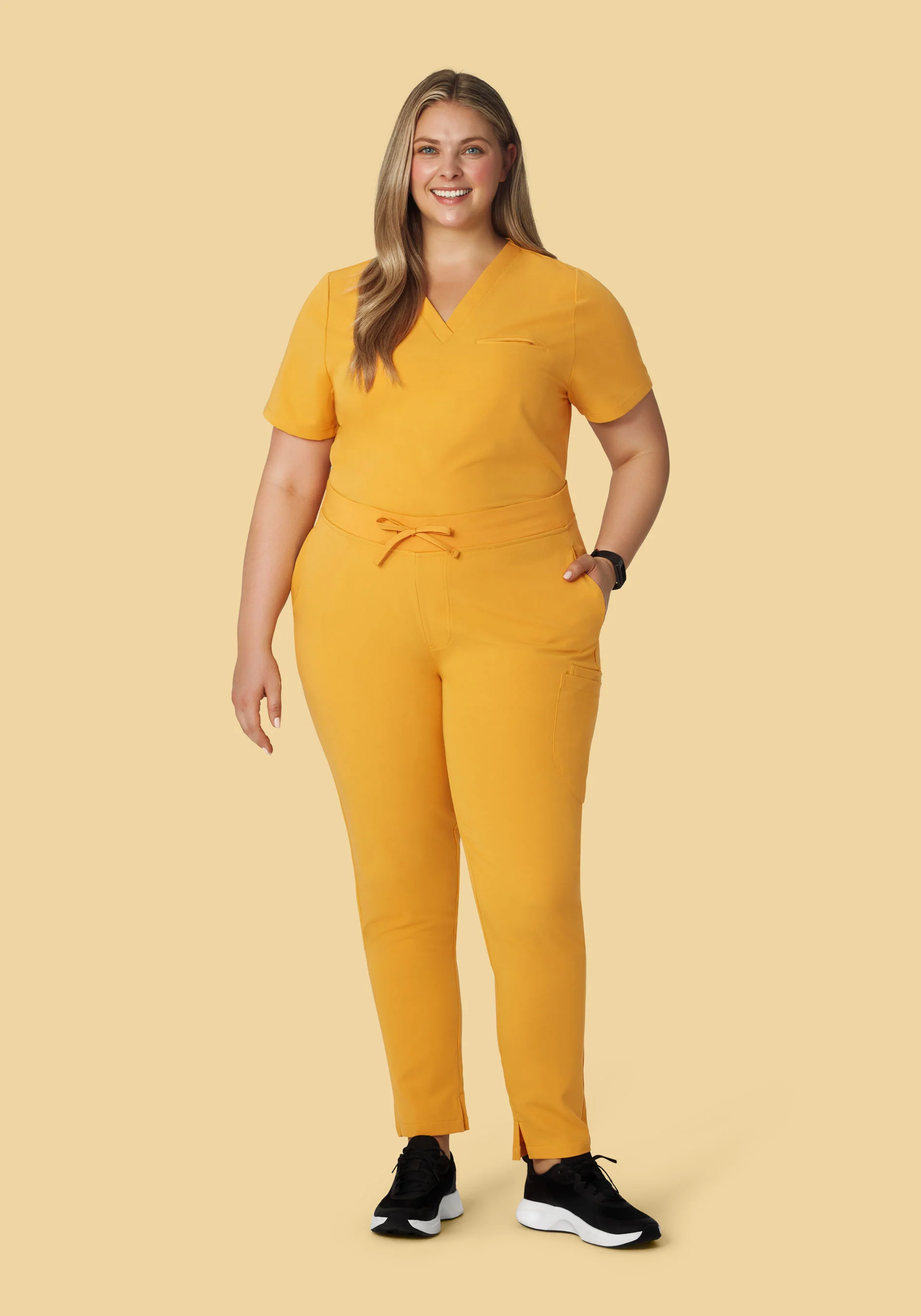 6 Pocket Slim Pants Honey - Image 4