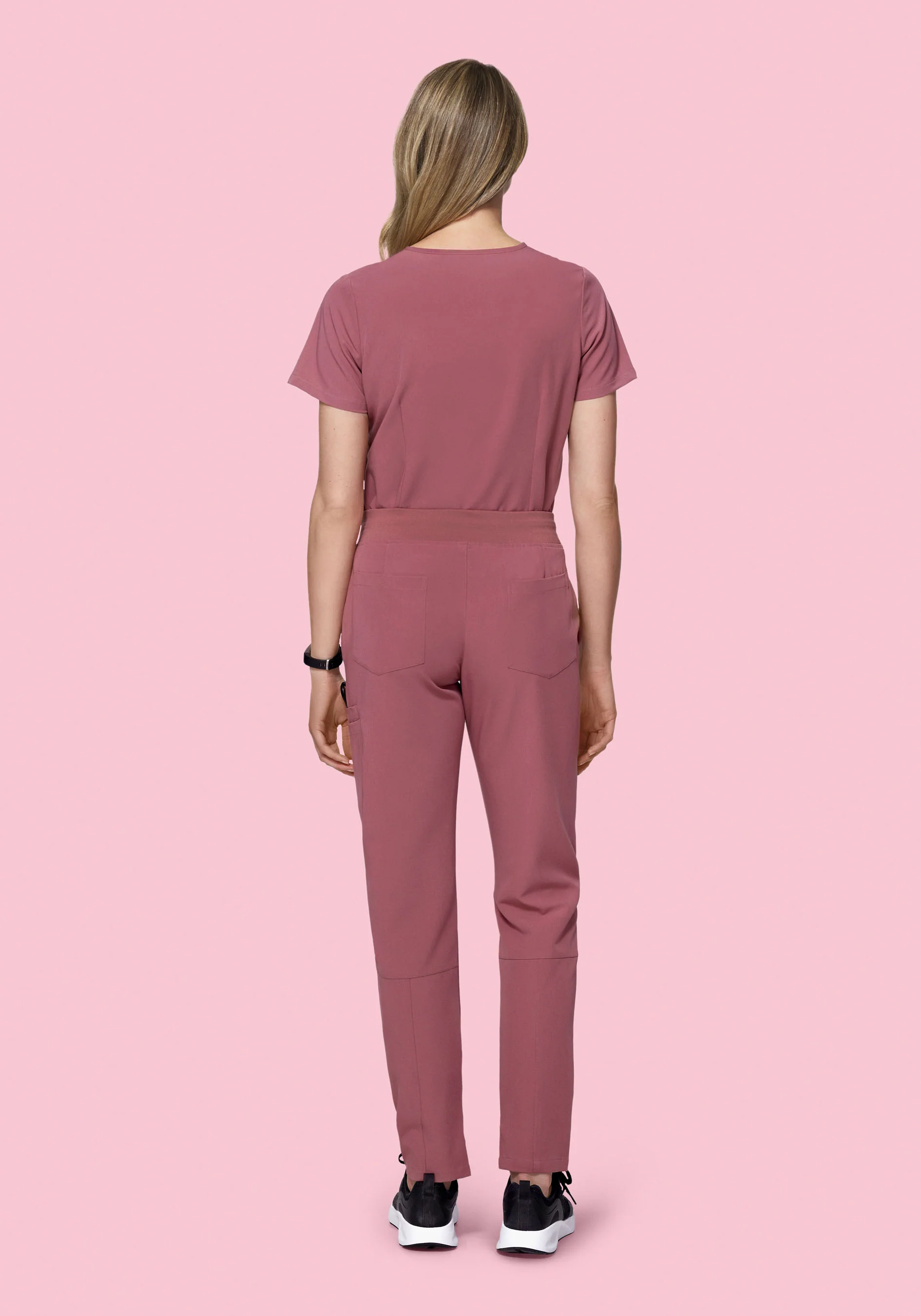 6 Pocket Slim Pants Mauve - Image 4