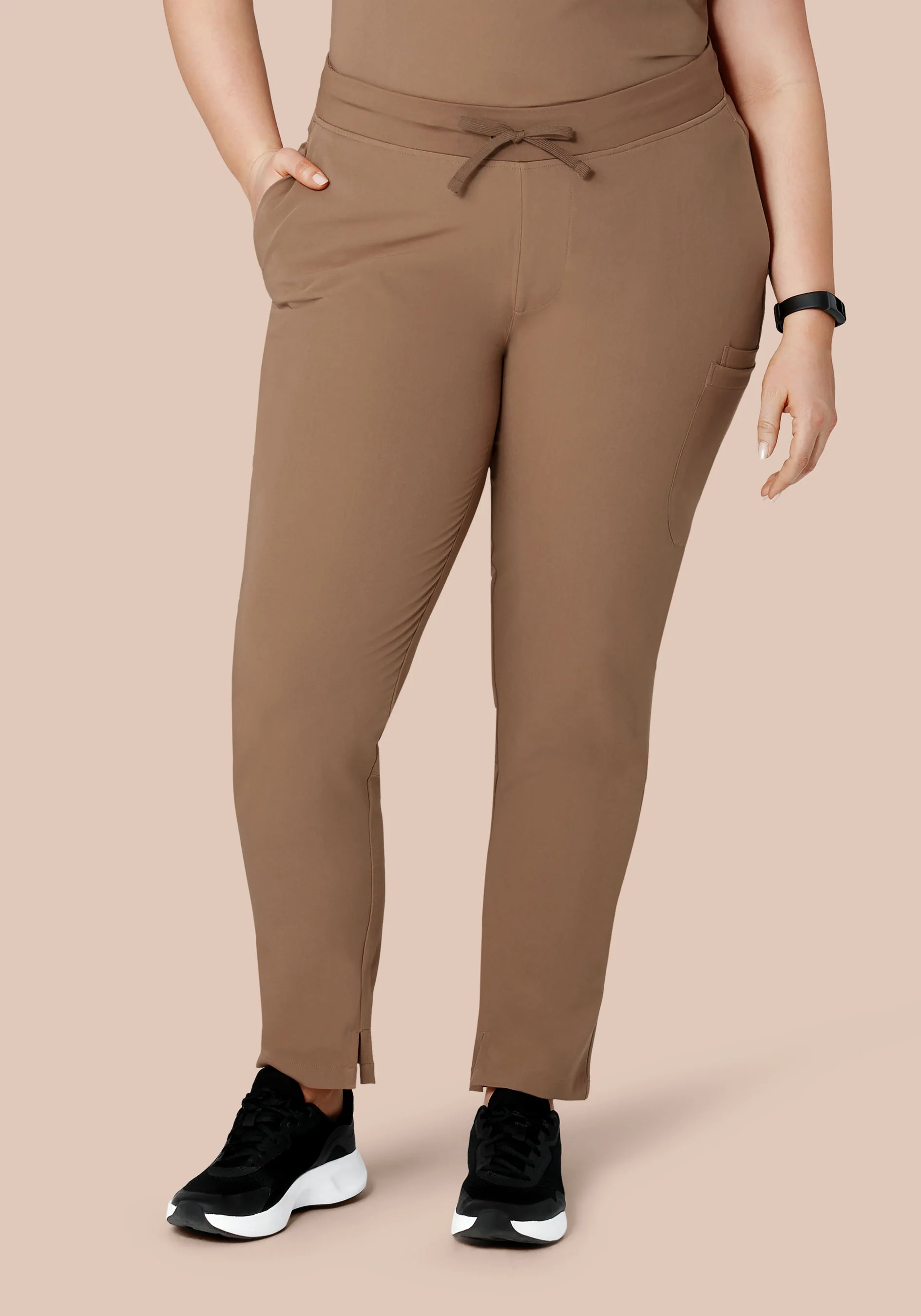 6 Pocket Slim Pants Mocha - Image 5