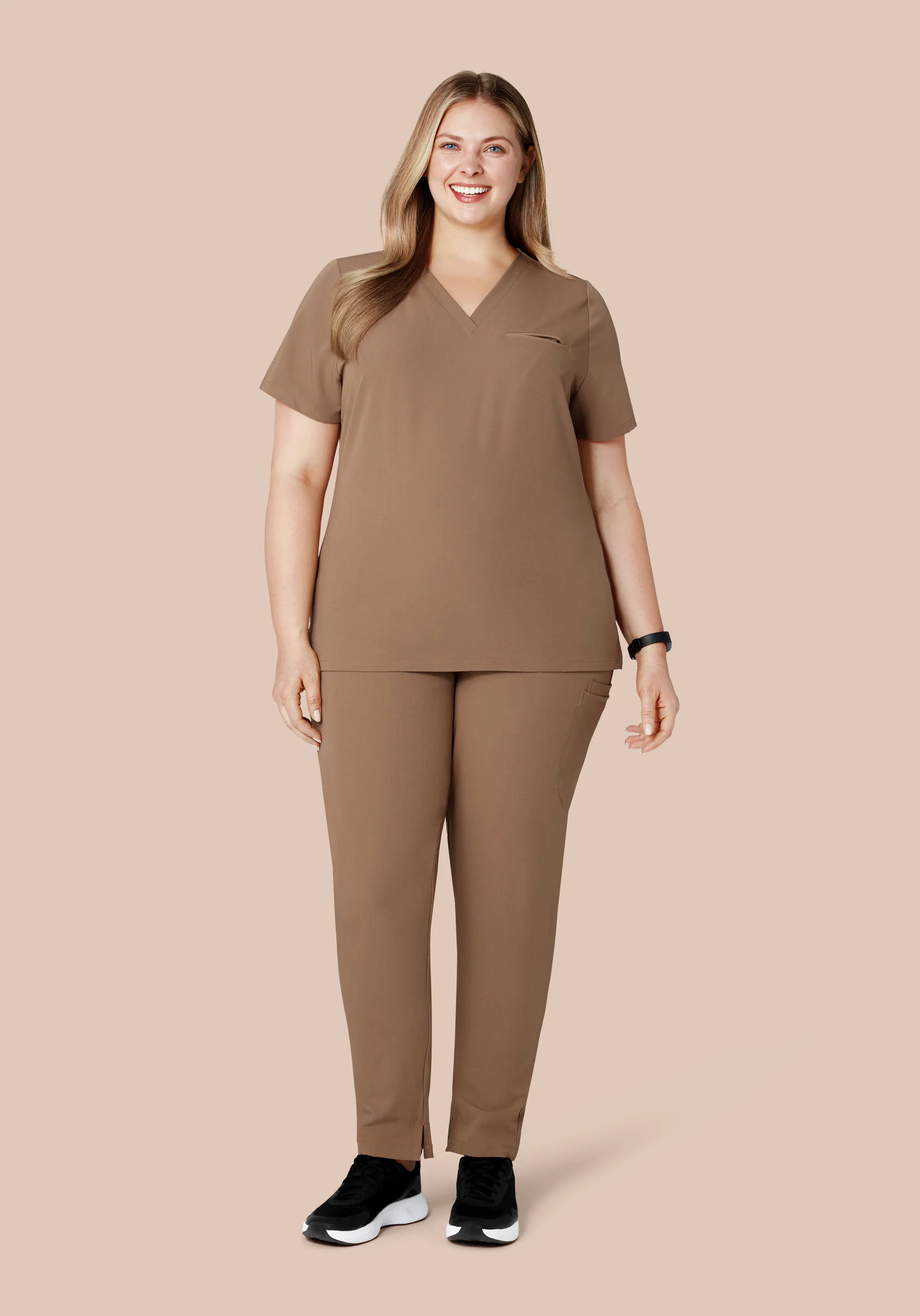6 Pocket Slim Pants Mocha - Image 6