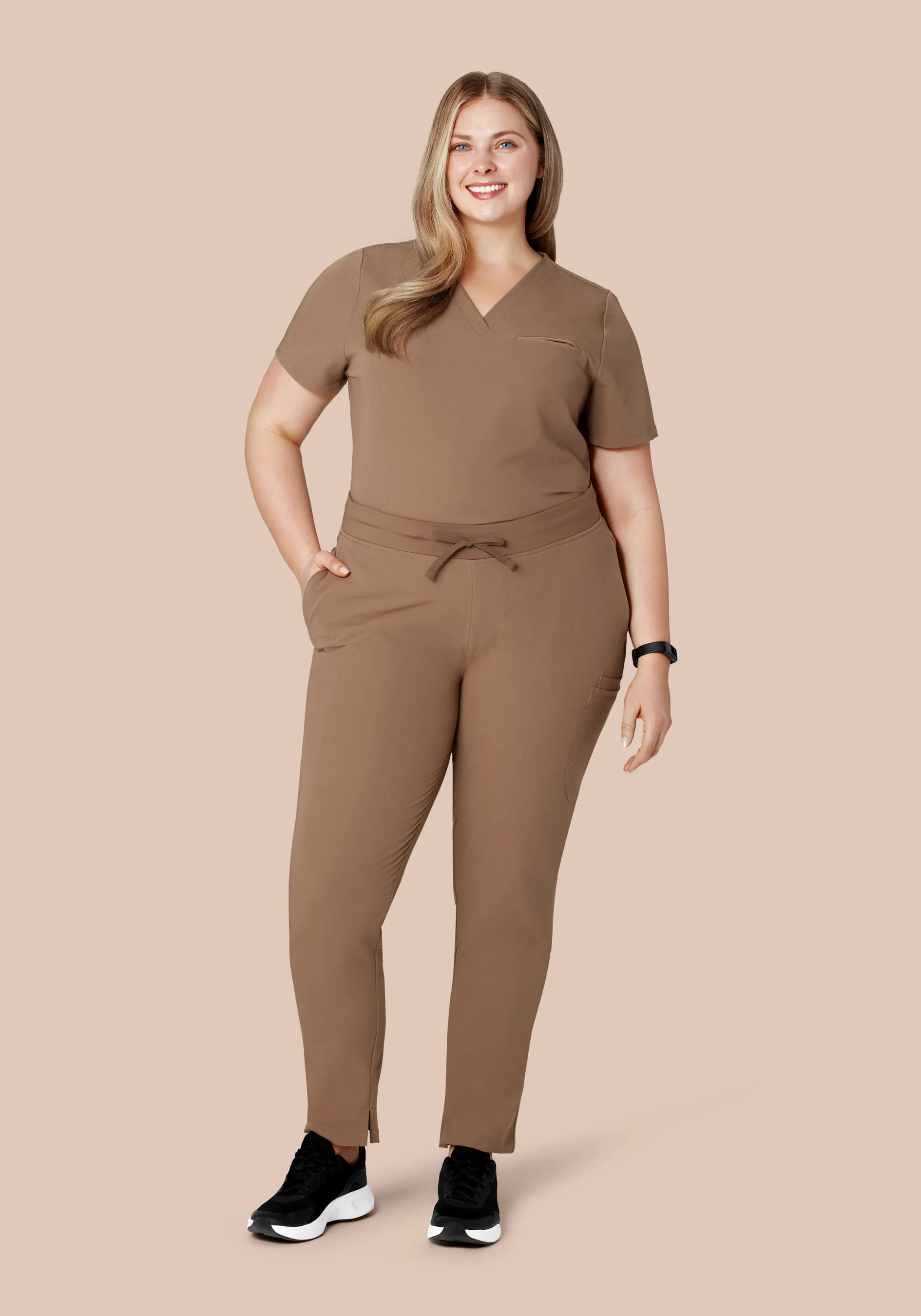 6 Pocket Slim Pants Mocha - Image 7
