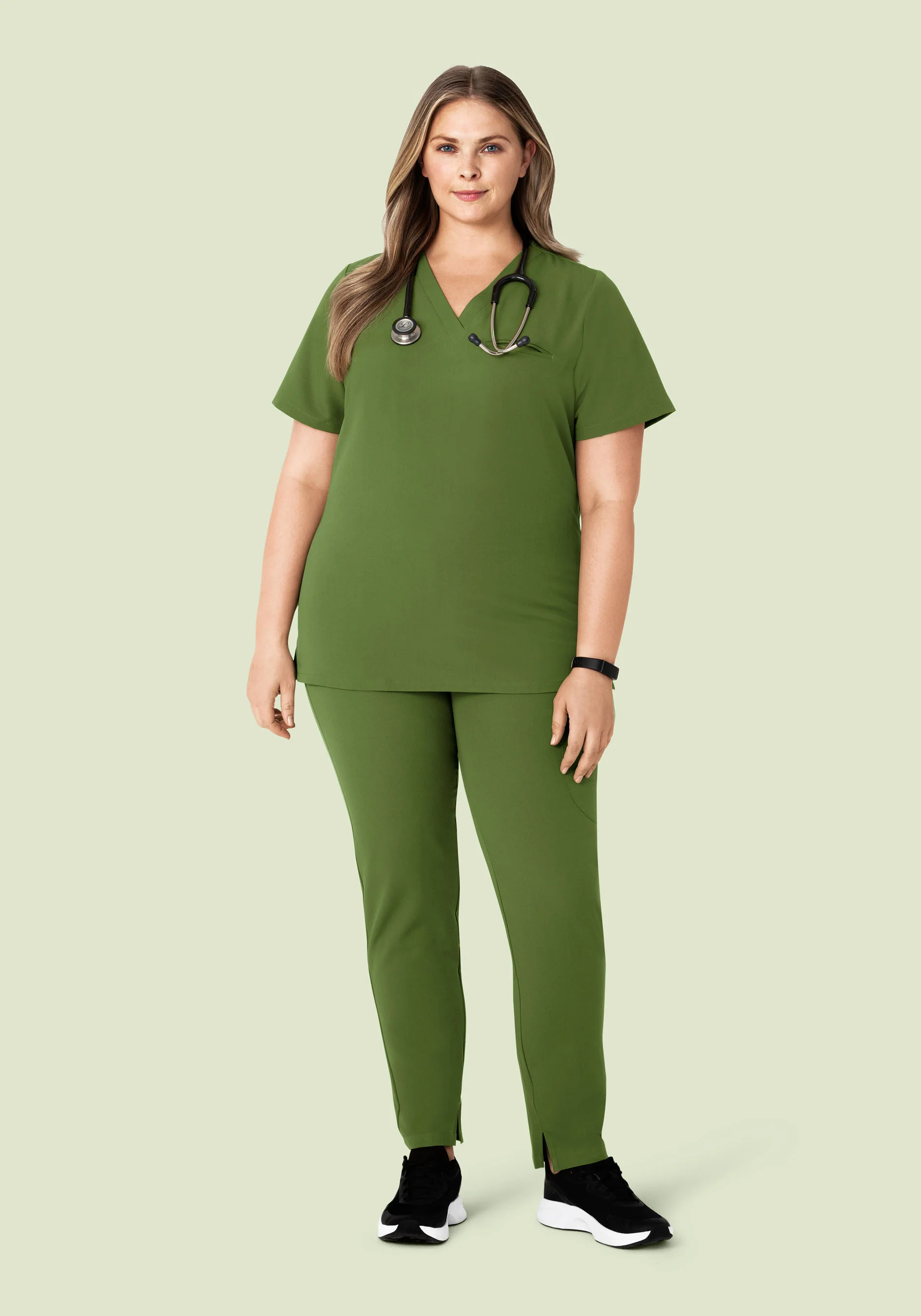 6 Pocket Slim Pants Moss - Image 7