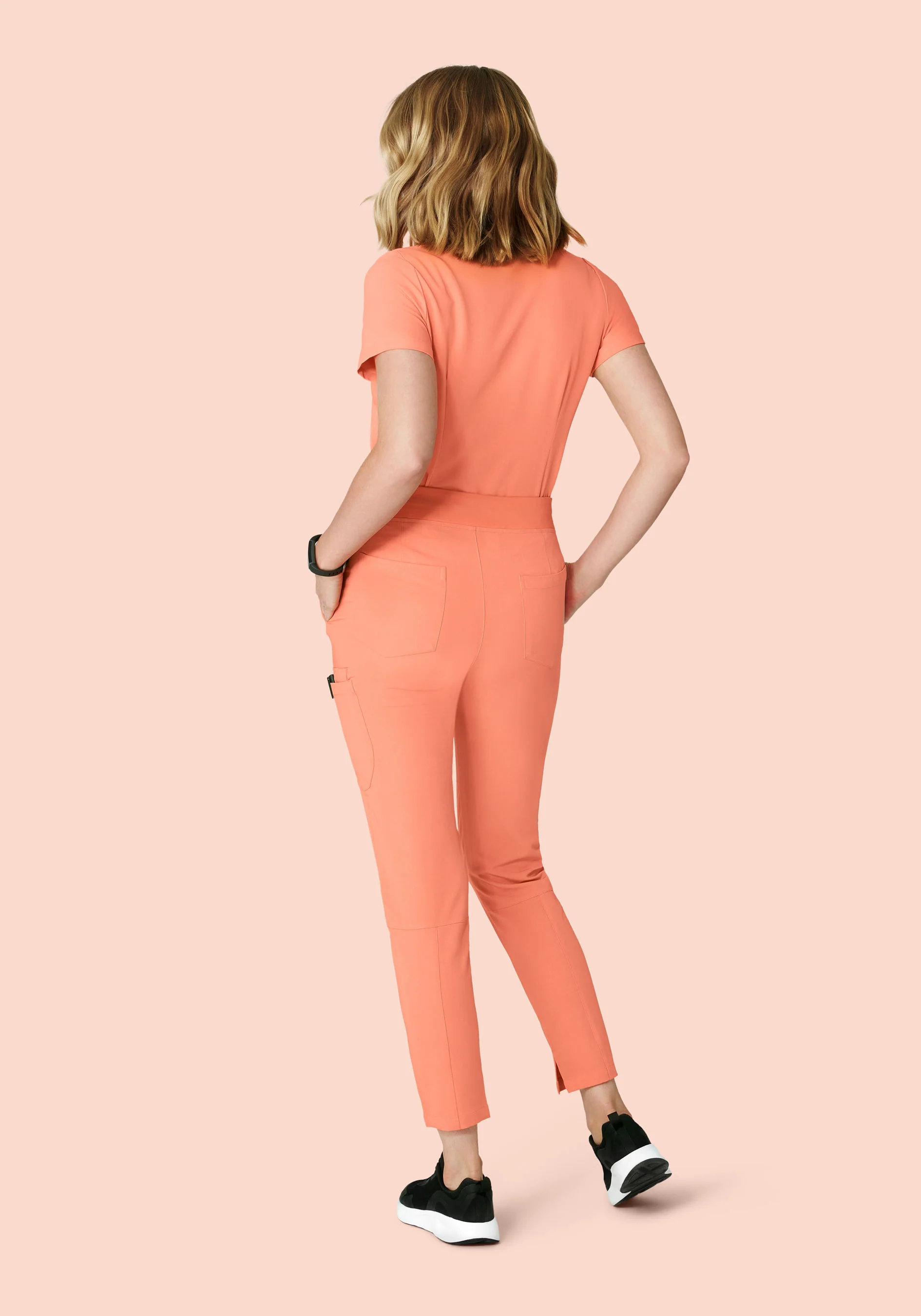 6 Pocket Slim Pants Peach - Image 7