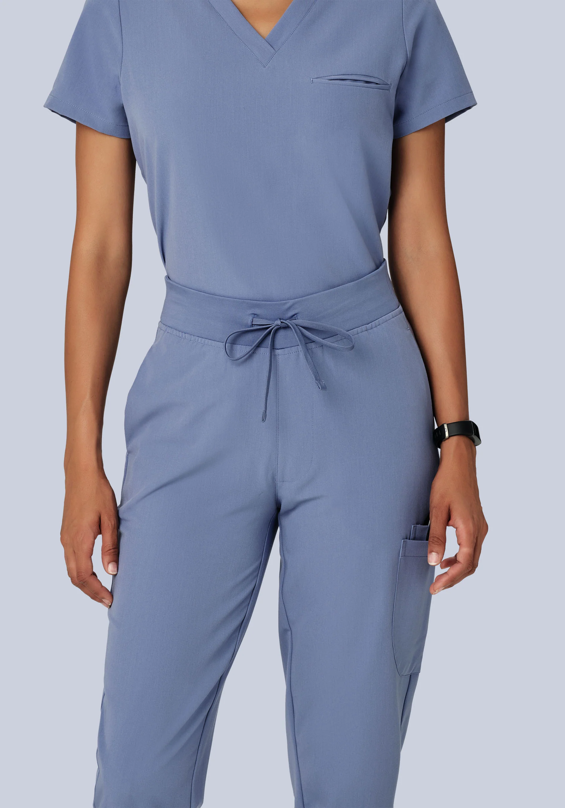 6 Pocket Slim Pants Periwinkle - Image 3