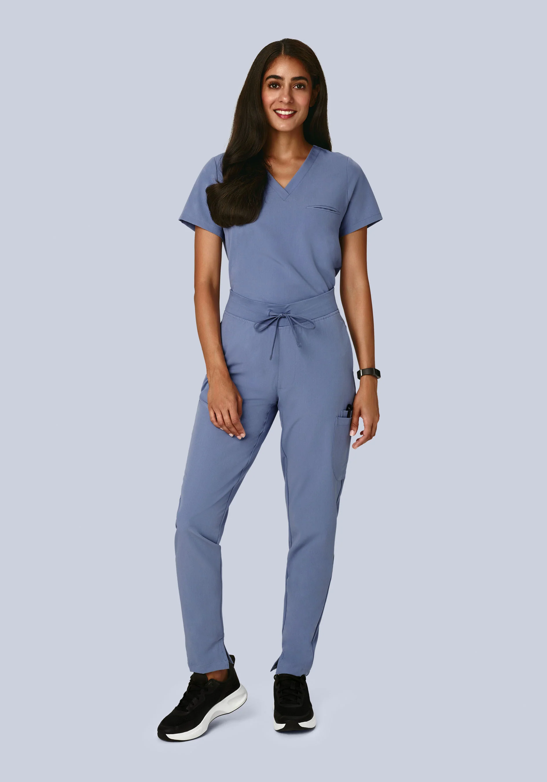6 Pocket Slim Pants Periwinkle - Image 4