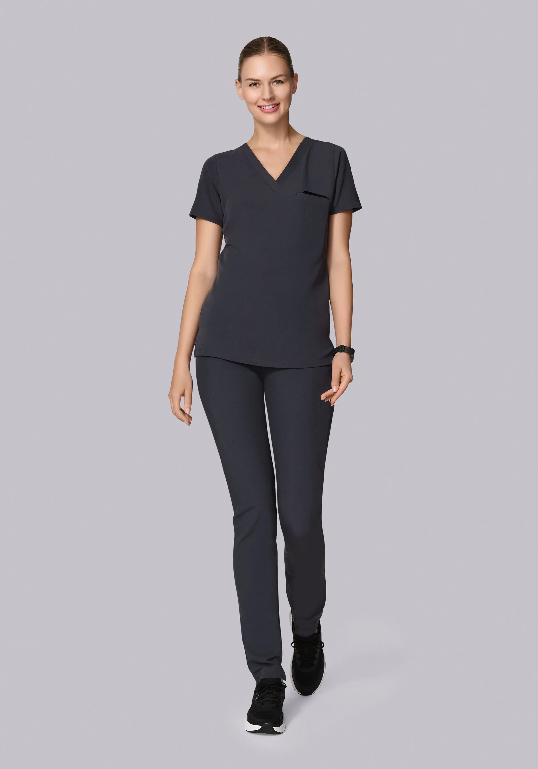 6 Pocket Slim Pants Pewter - Image 6