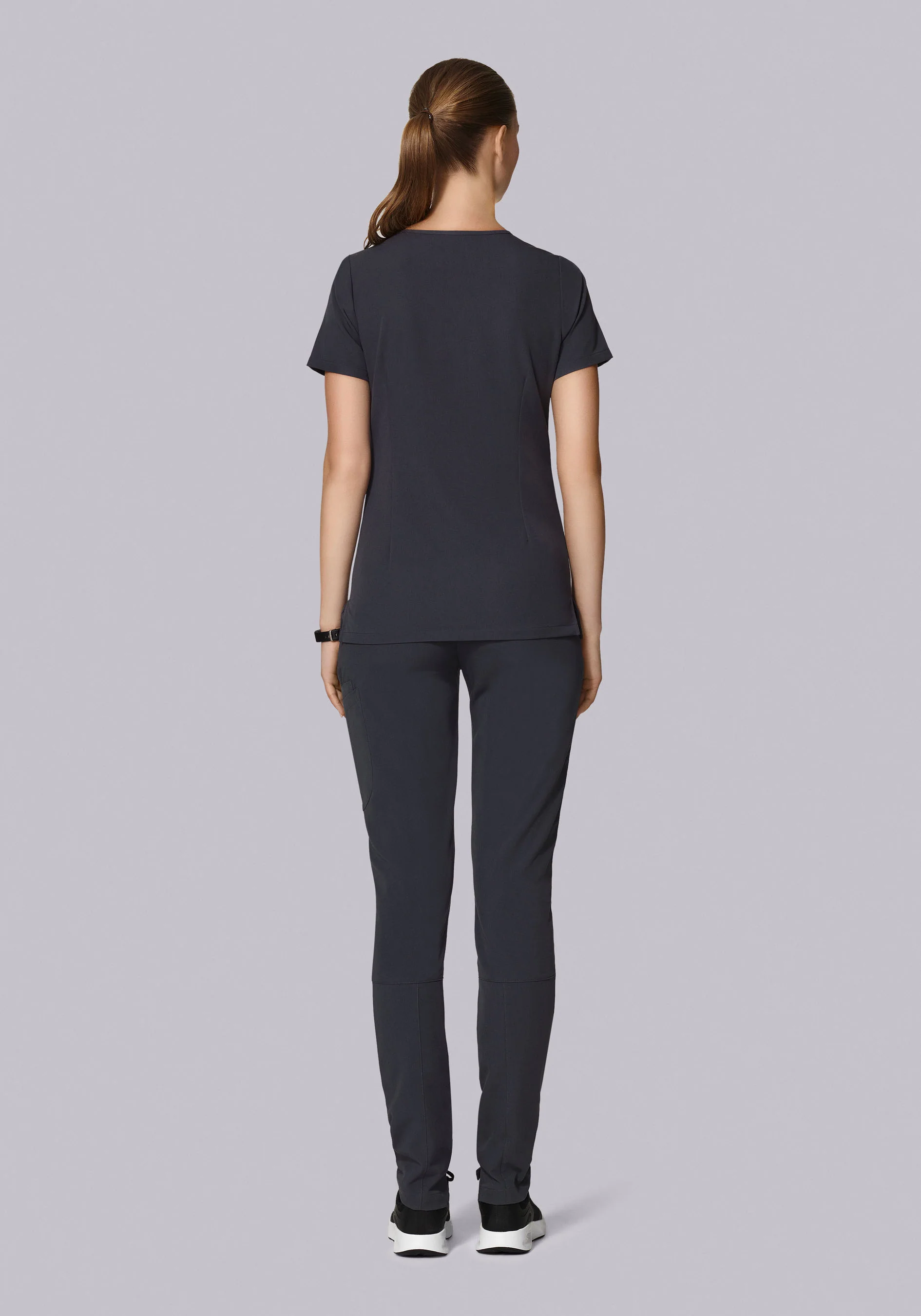 6 Pocket Slim Pants Pewter - Image 7