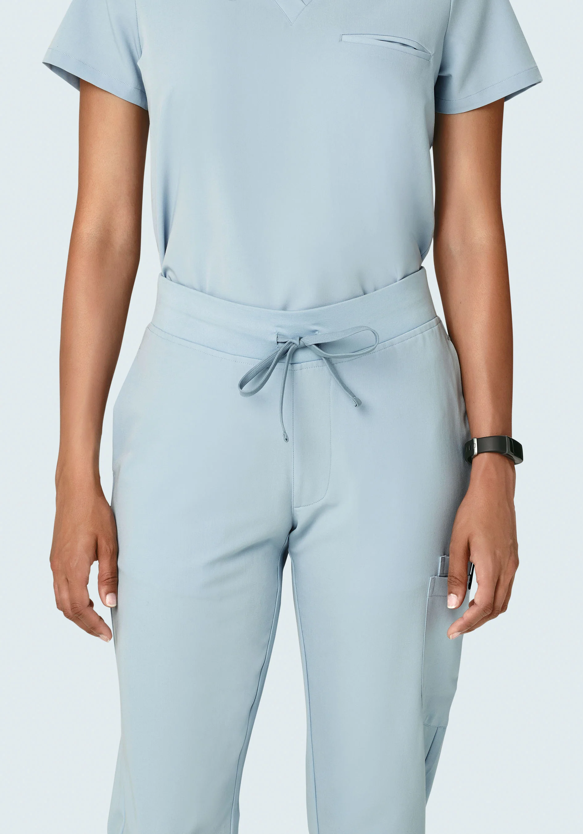 6 Pocket Slim Pants Powder Blue - Image 3