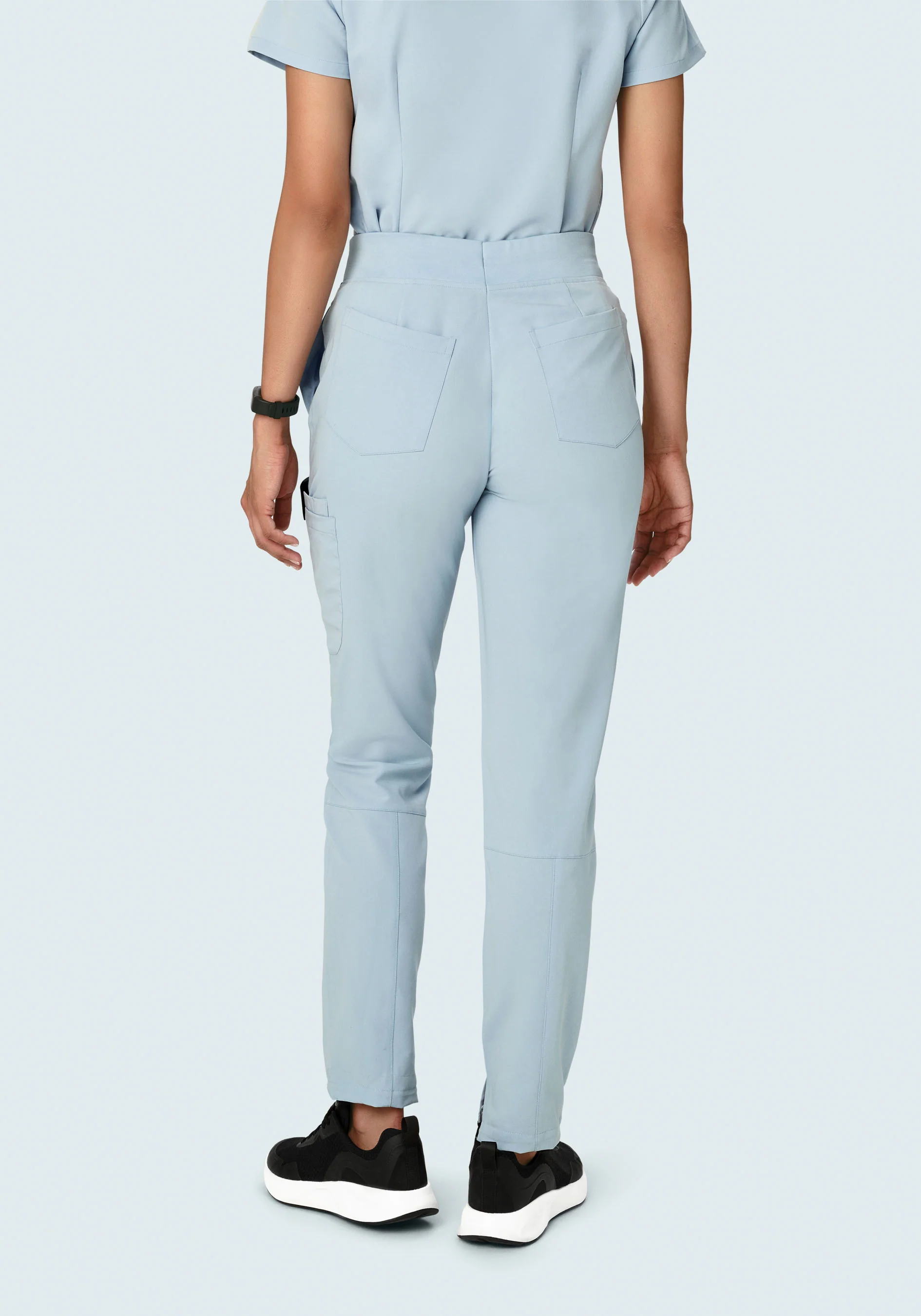 6 Pocket Slim Pants Powder Blue - Image 5